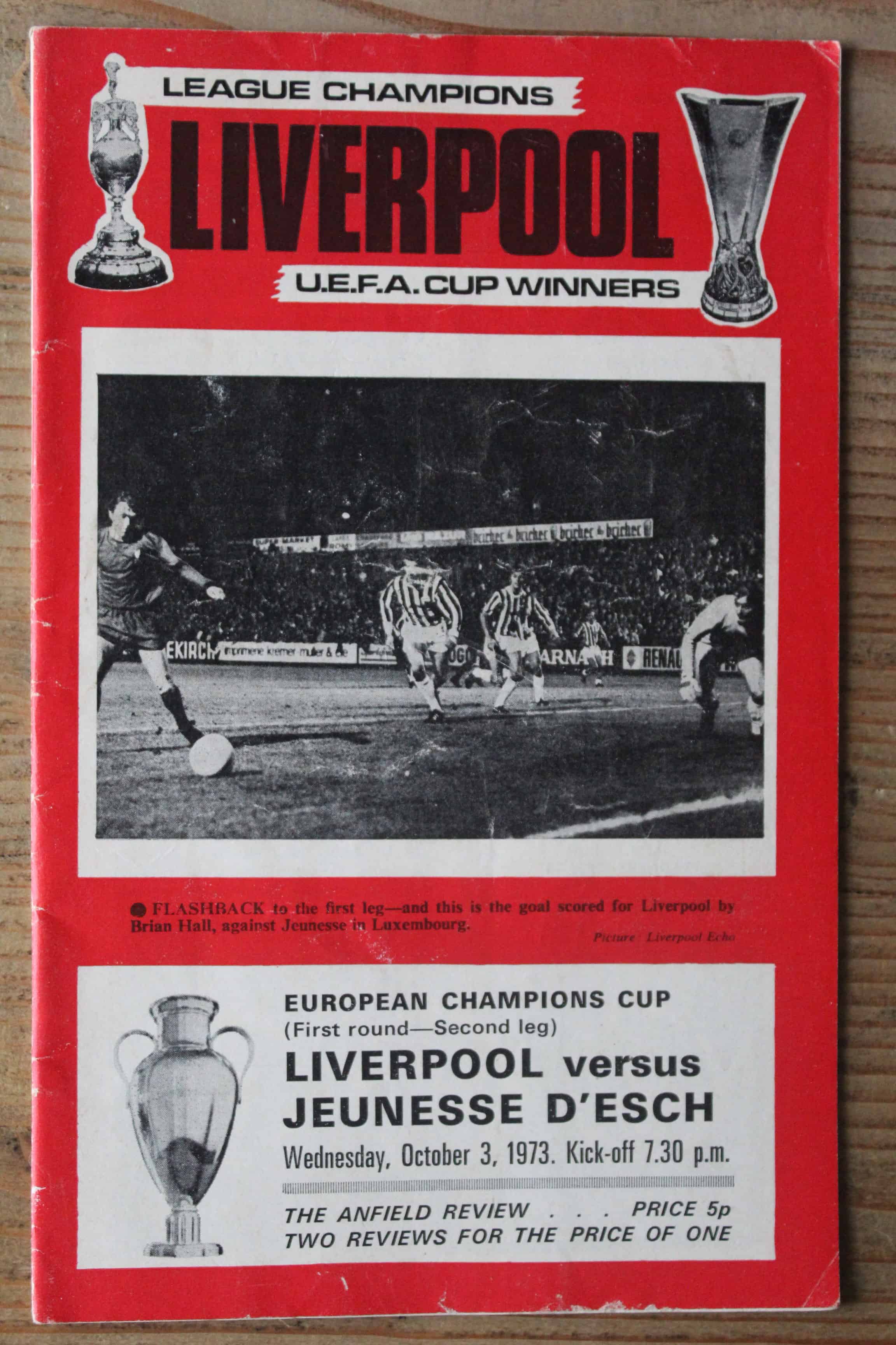 Liverpool FC v Jeunesse Esch