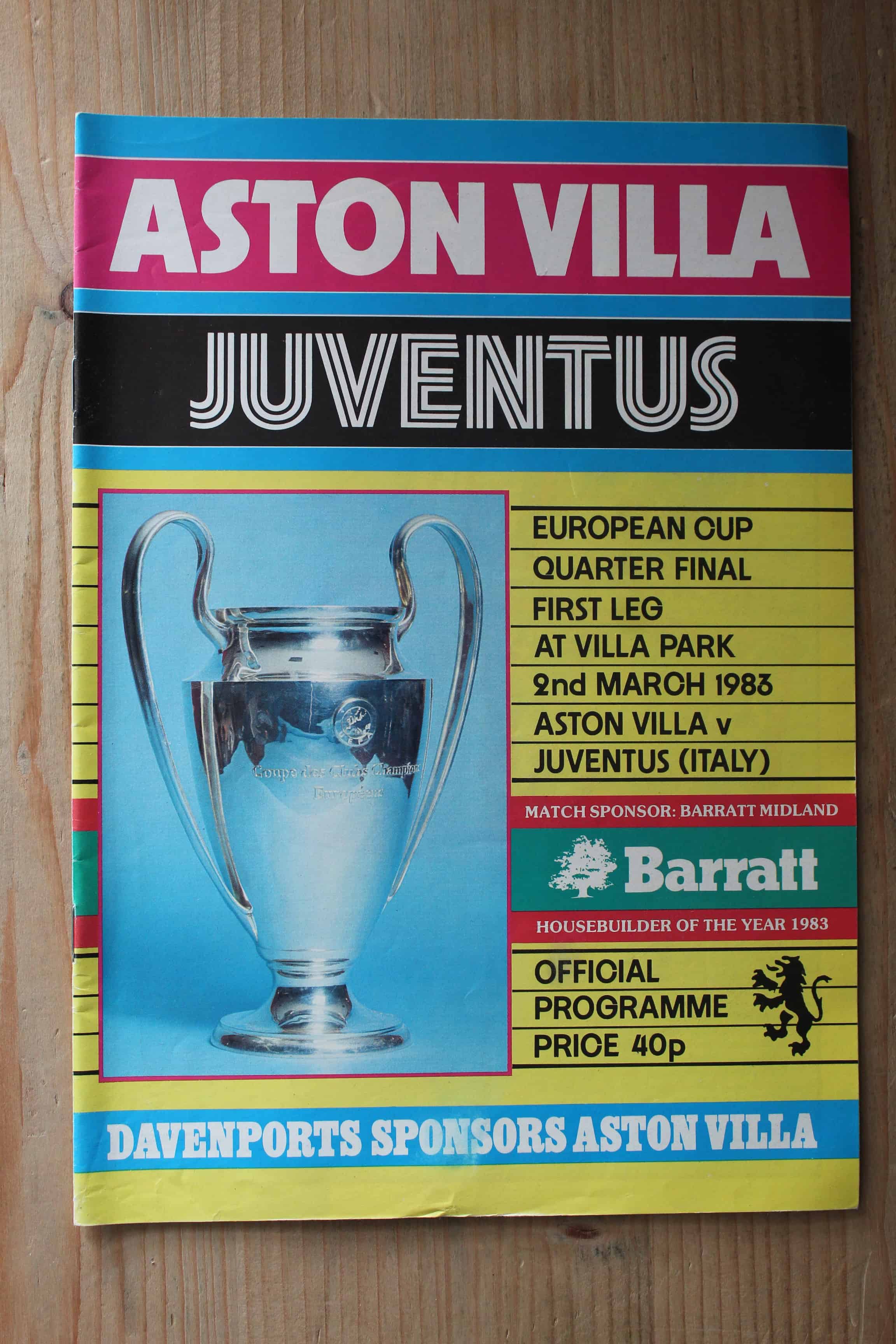 Aston Villa FC v Juventus FC