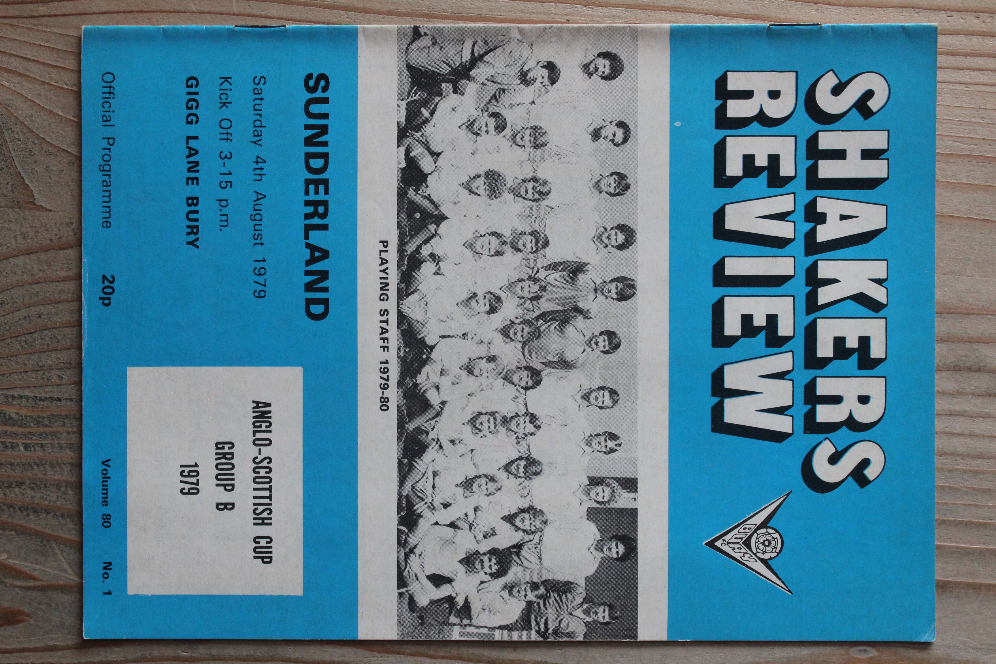 Bury FC v Sunderland FC