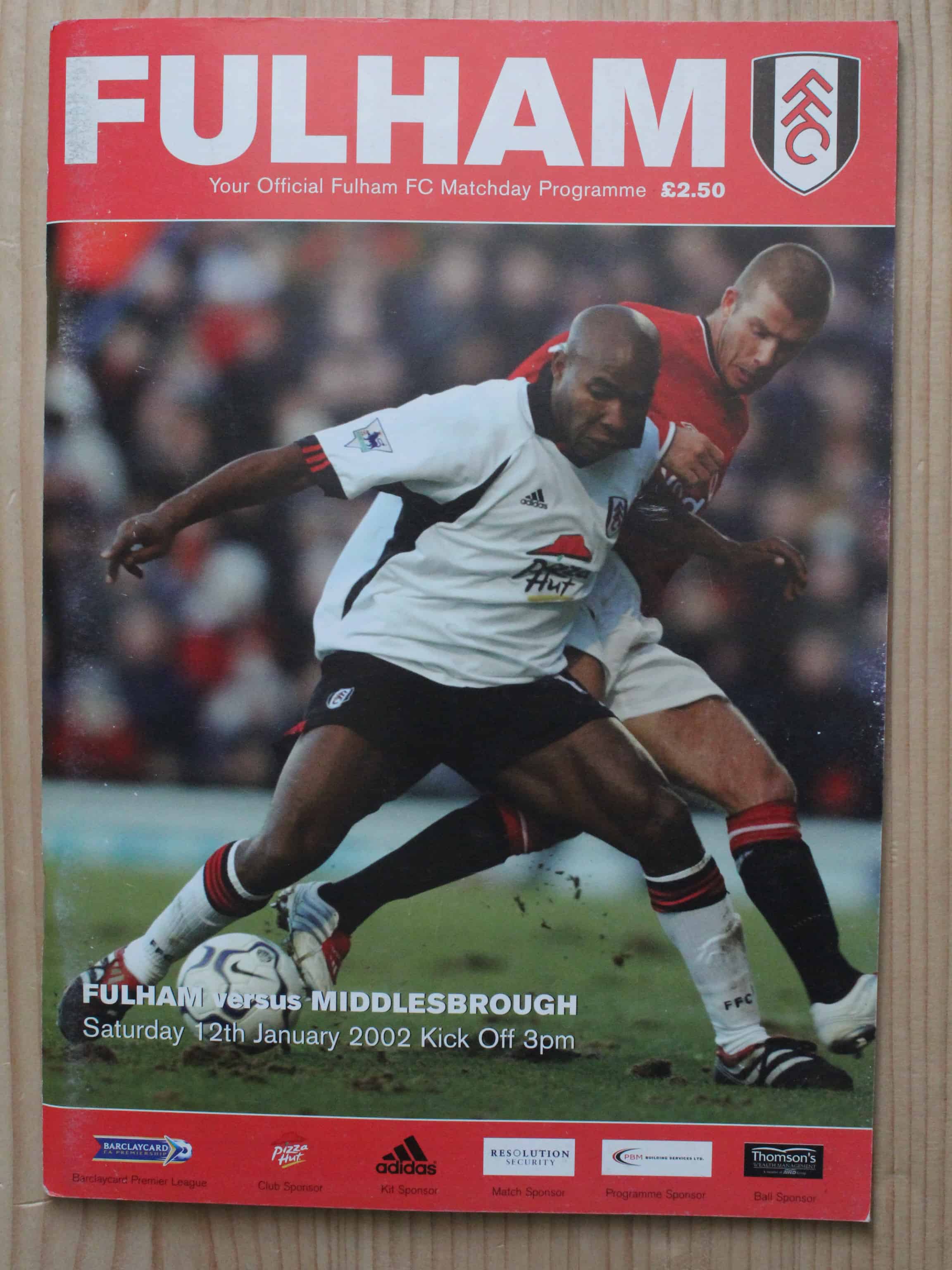 Fulham FC v Middlesbrough FC