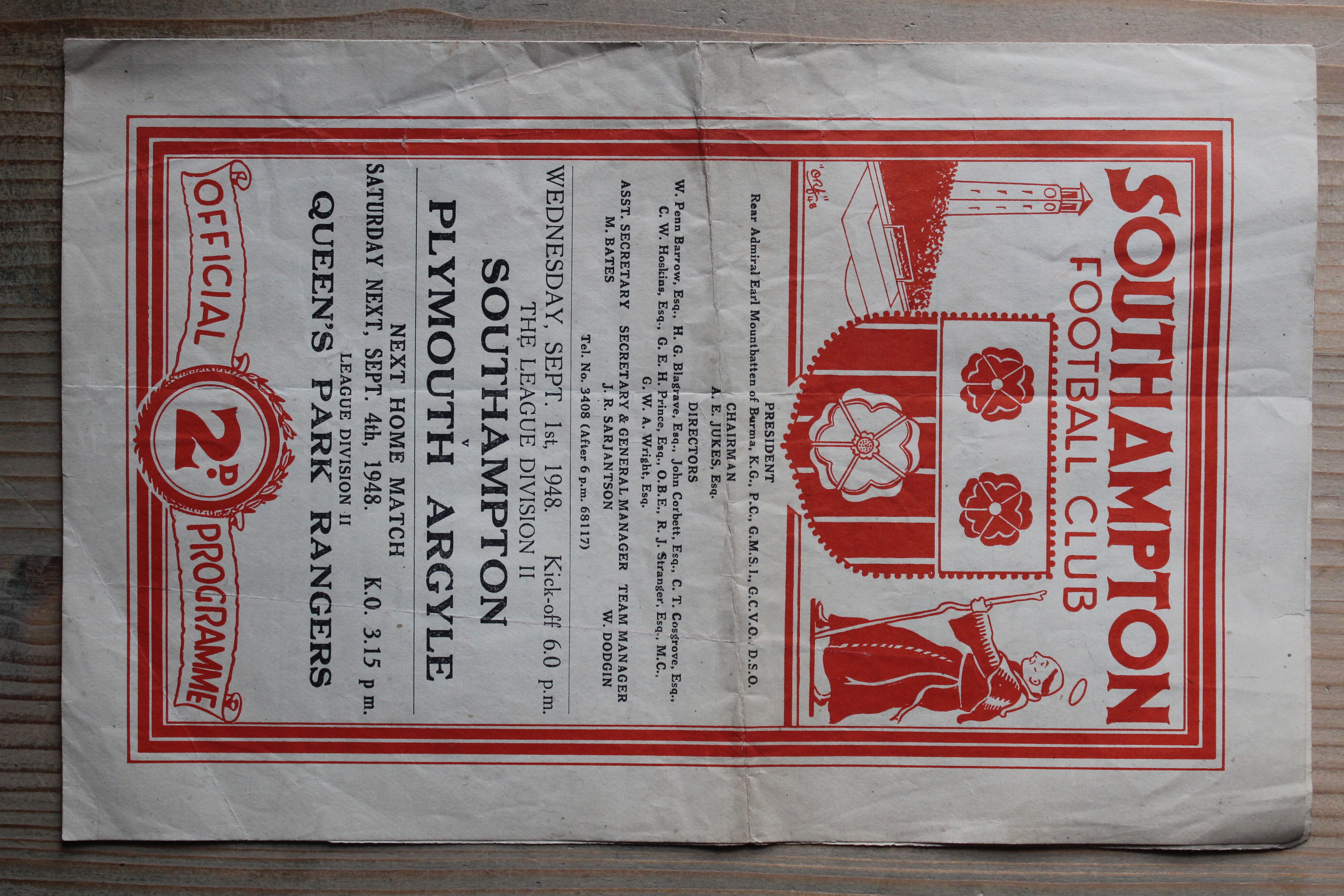 Southampton FC v Plymouth Argyle FC