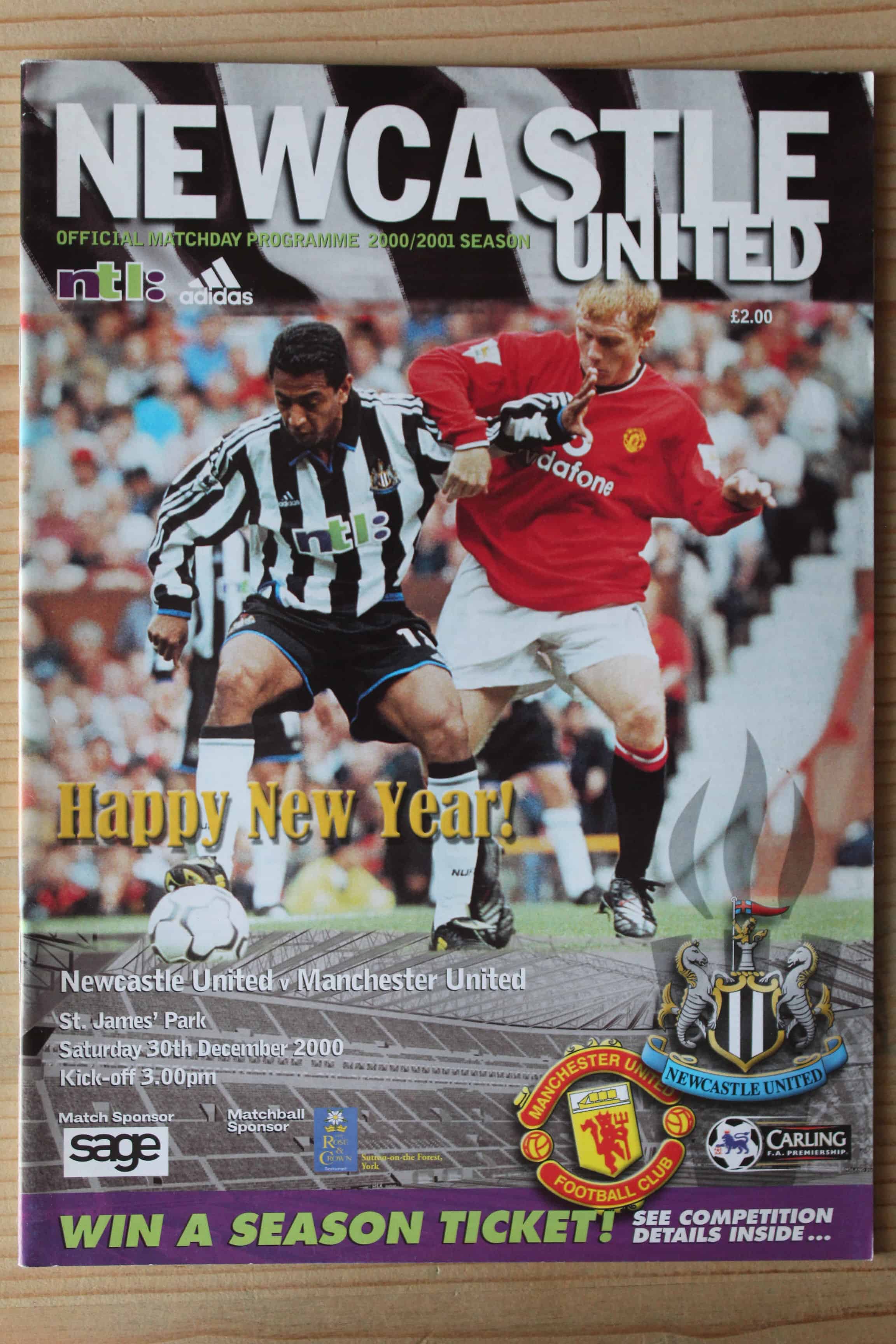 Newcastle United FC v Manchester United FC