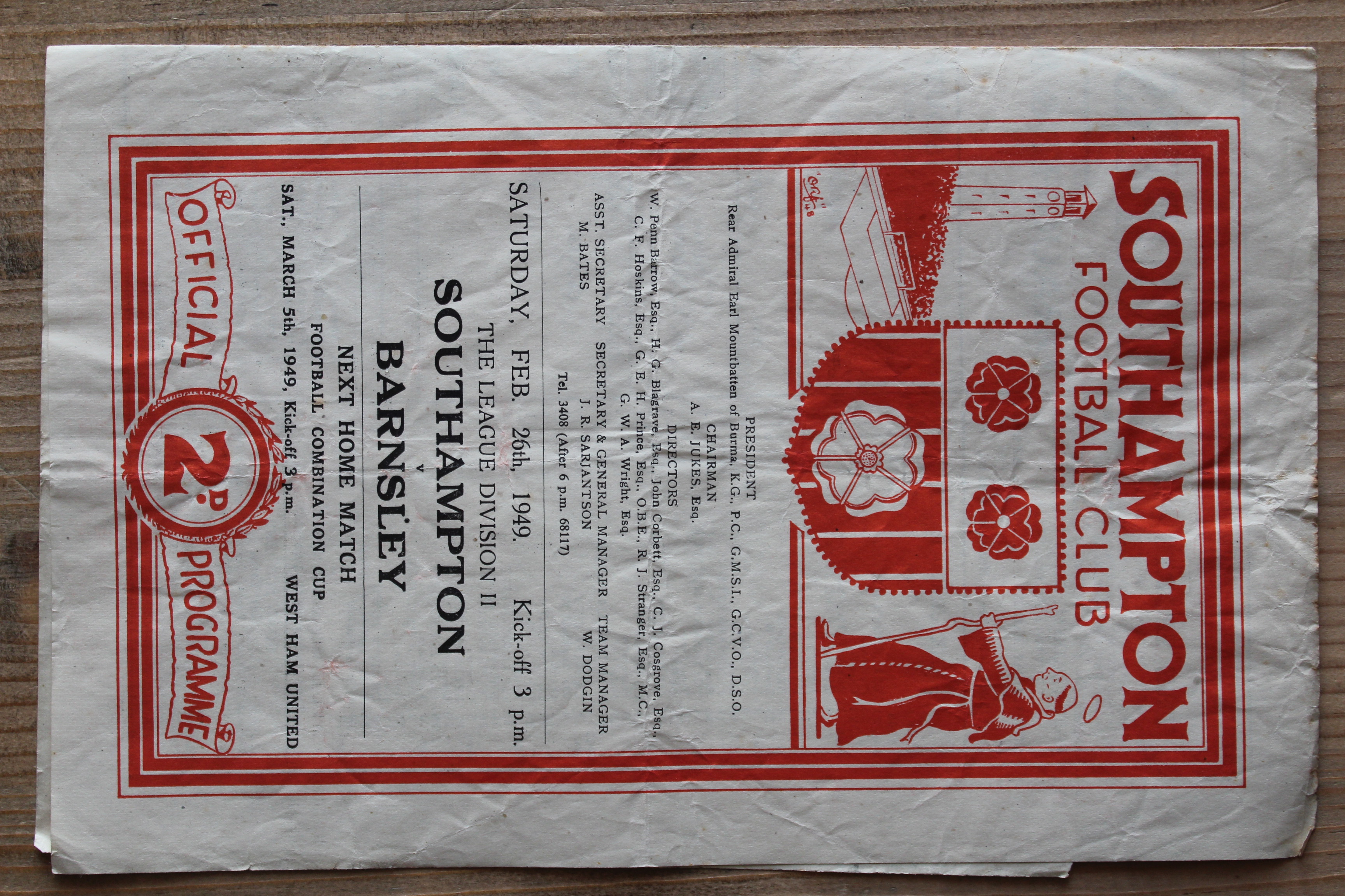 Southampton FC v Barnsley FC