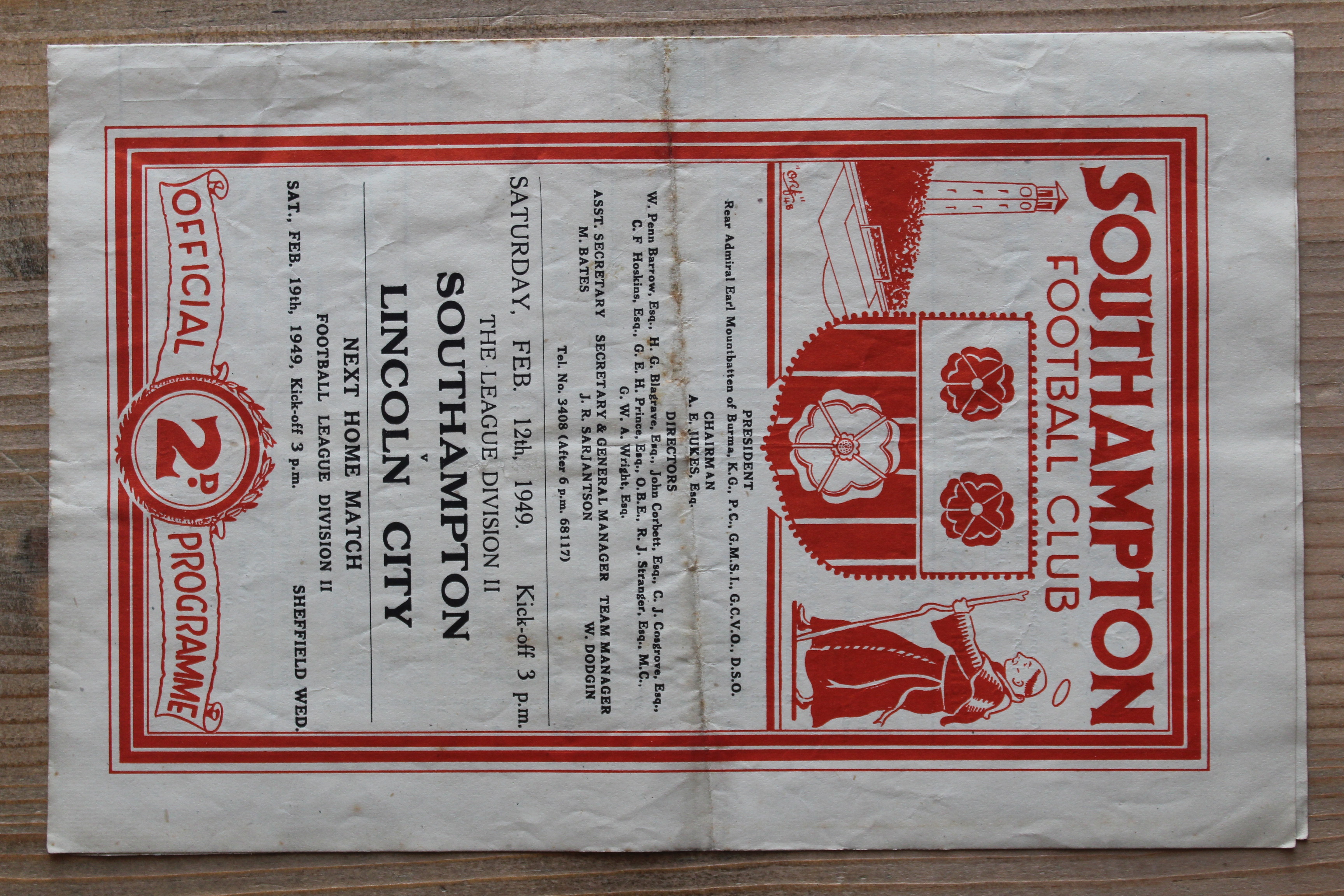 Southampton FC v Lincoln City FC