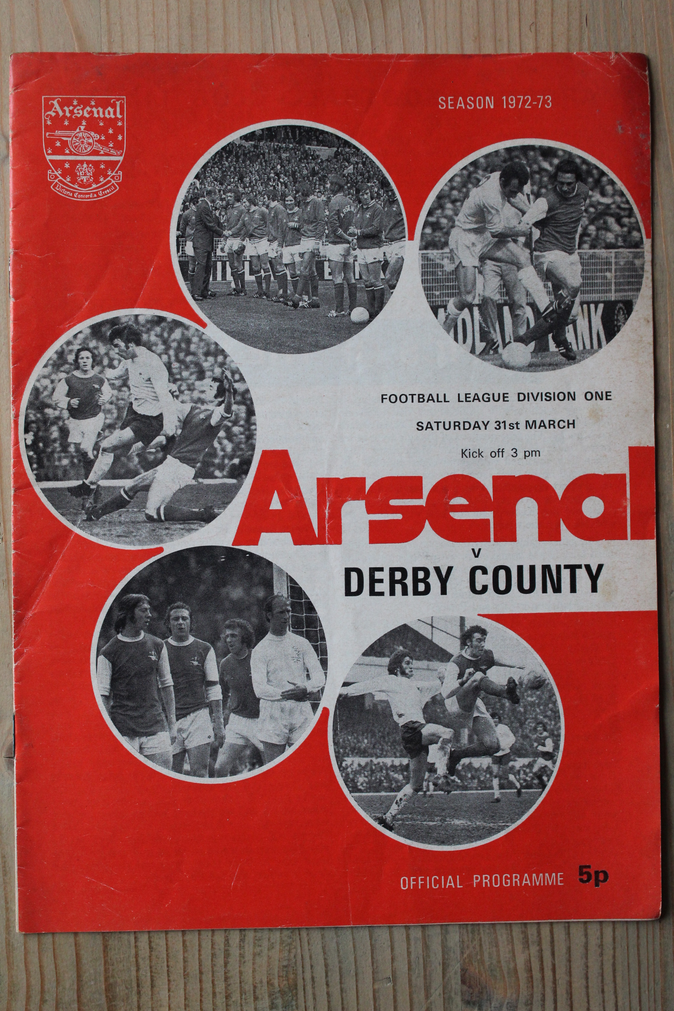 Arsenal FC v Derby County FC
