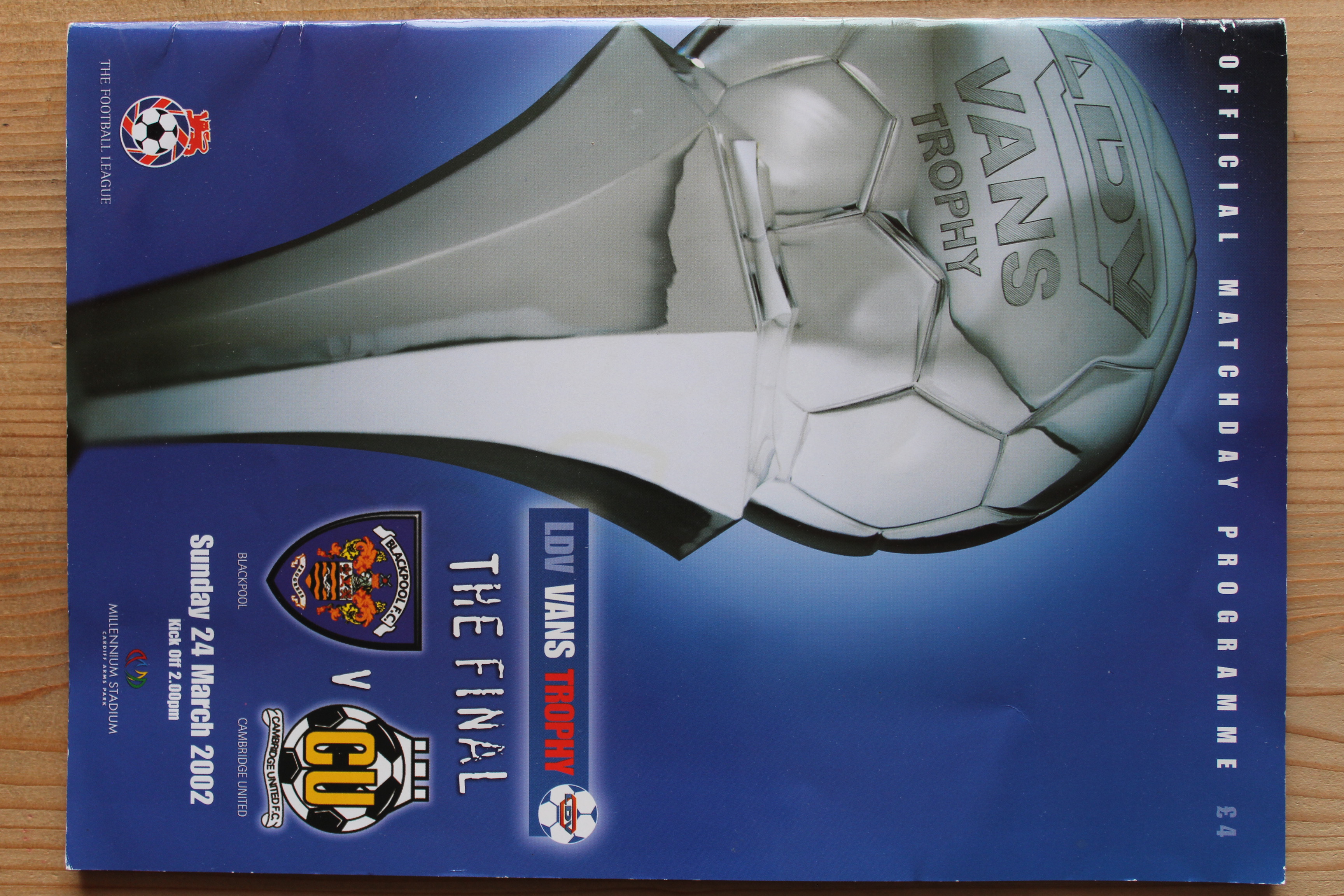 Blackpool FC v Cambridge United FC