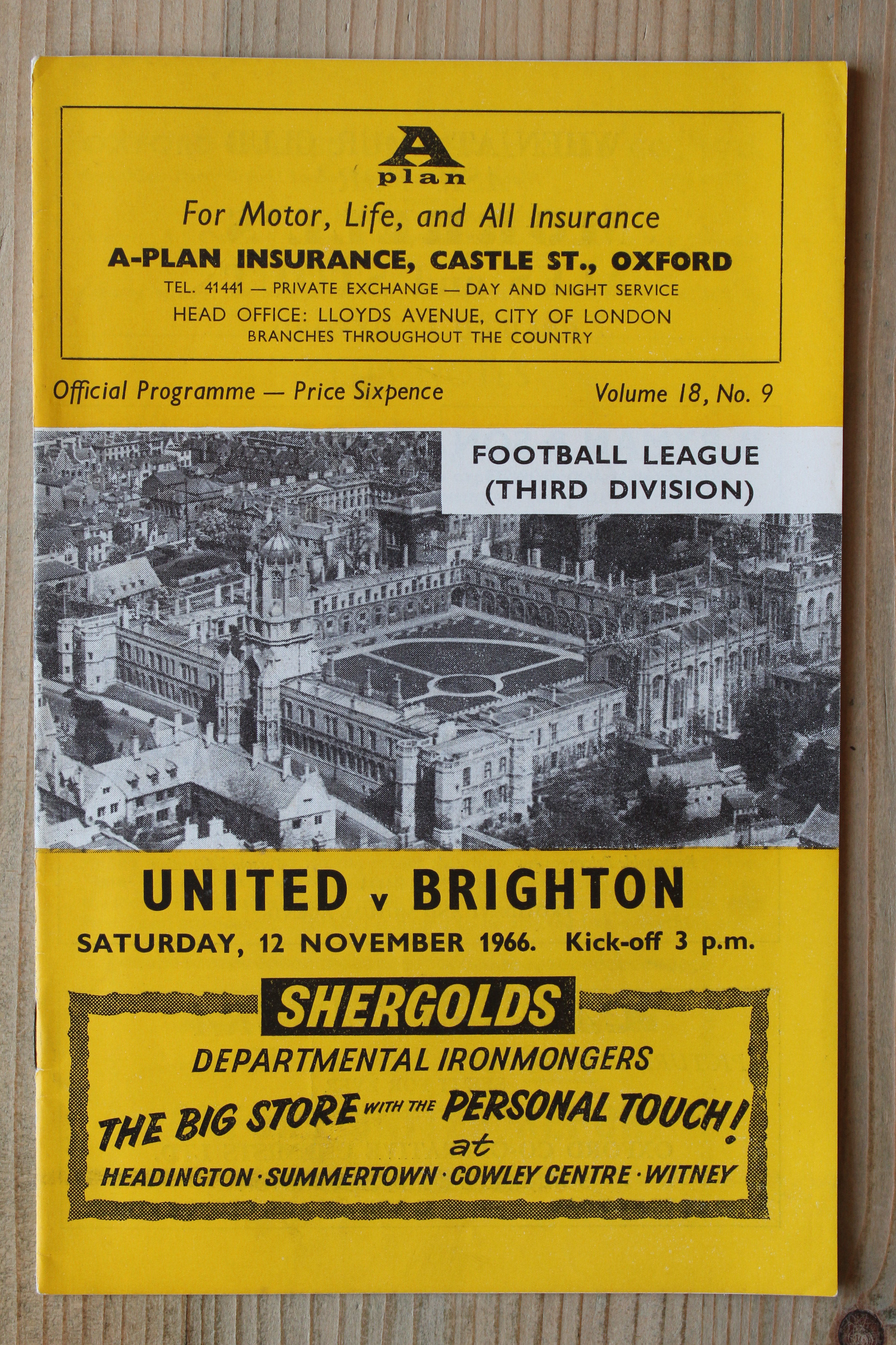 Oxford United FC v Brighton & Hove Albion FC
