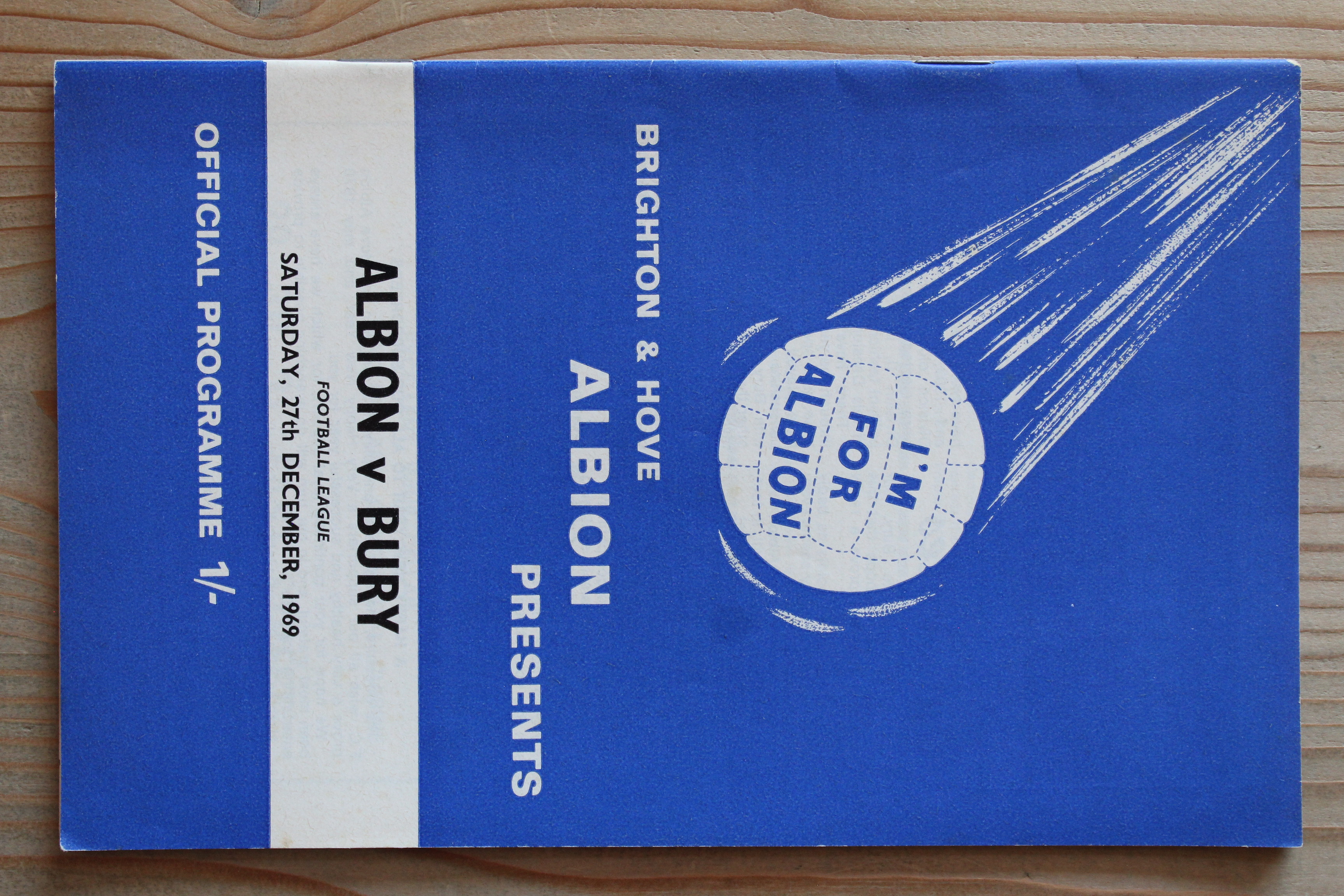 Brighton & Hove Albion FC v Bury FC