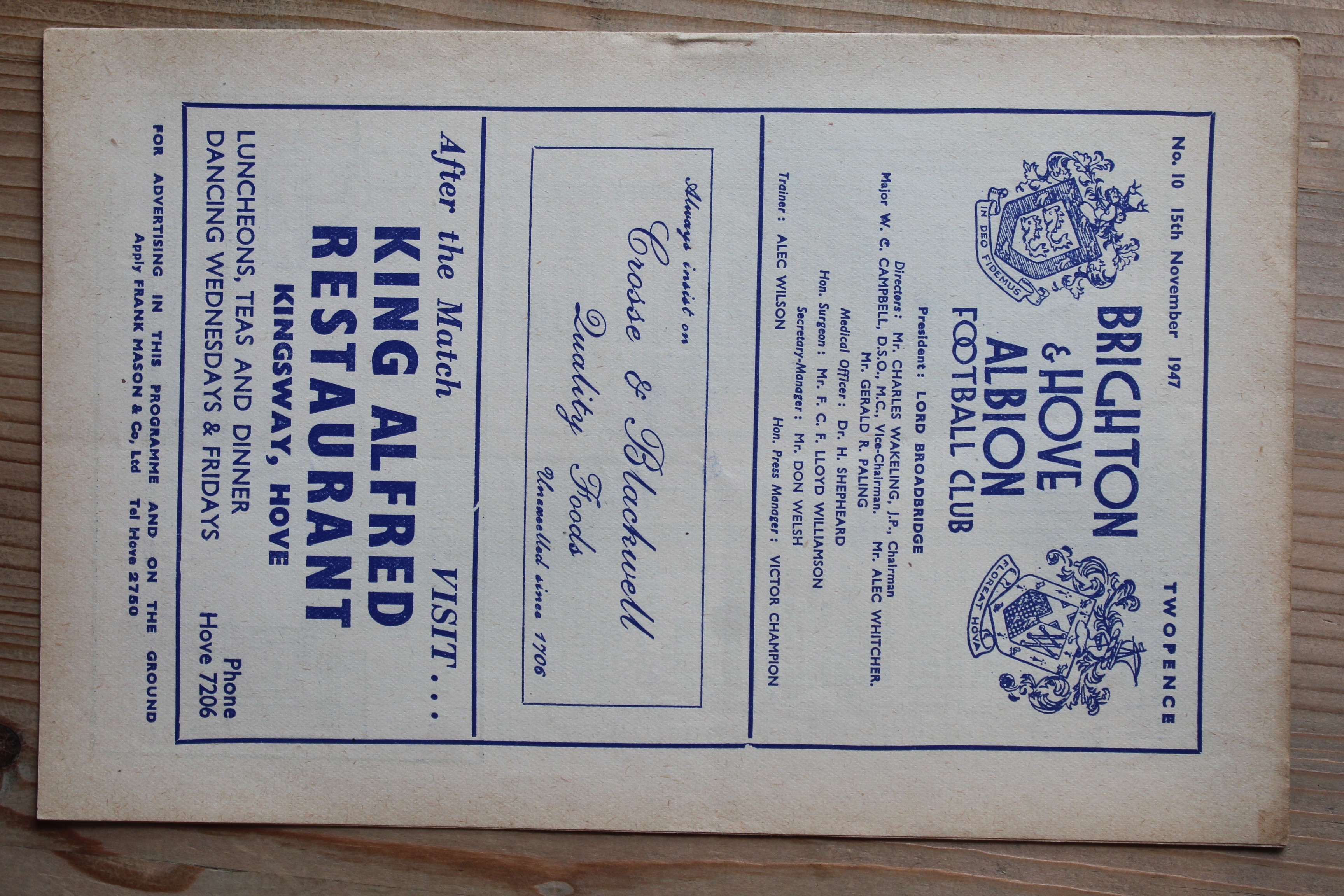 Brighton & Hove Albion FC v Exeter City FC