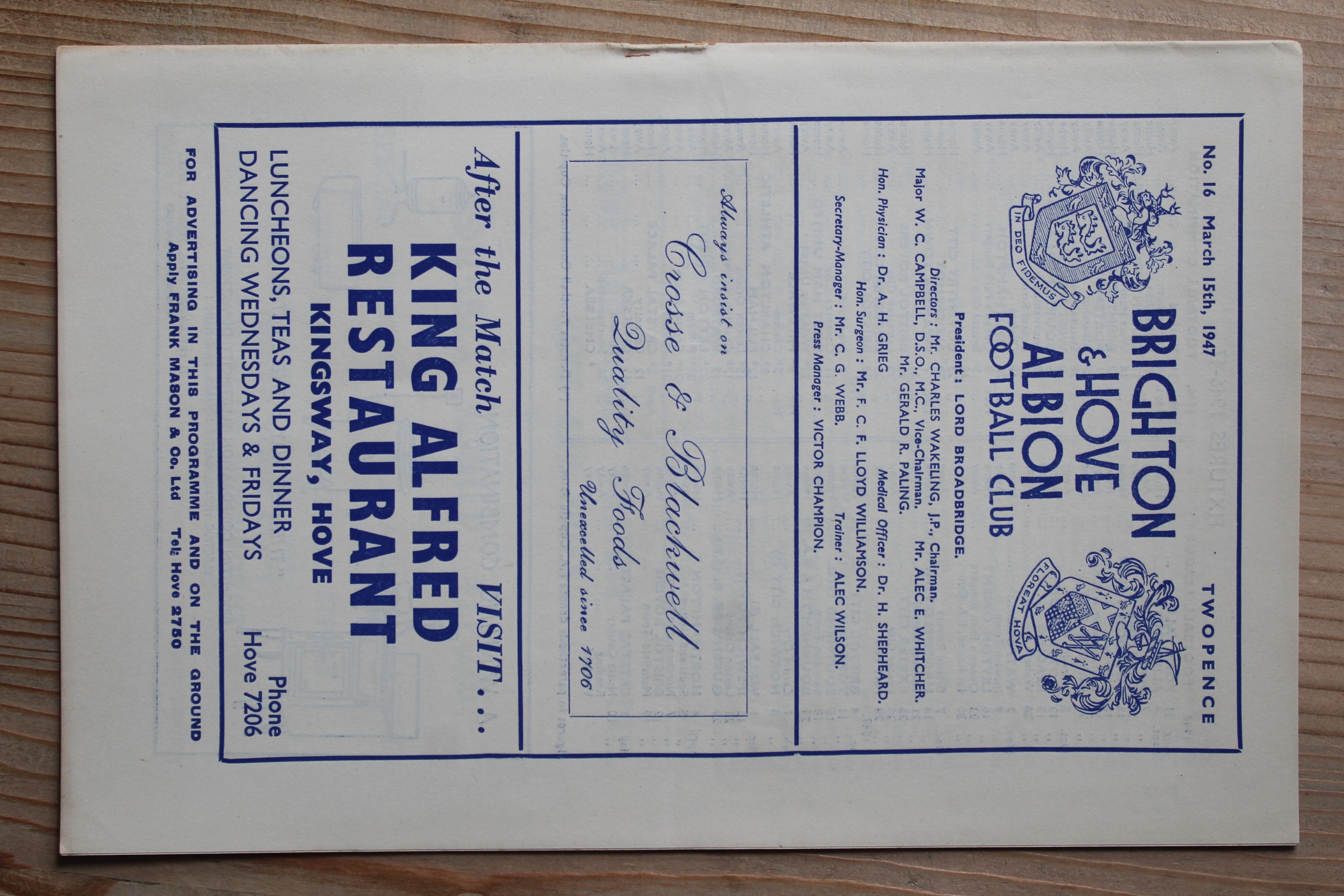 Brighton & Hove Albion FC v Ipswich Town FC