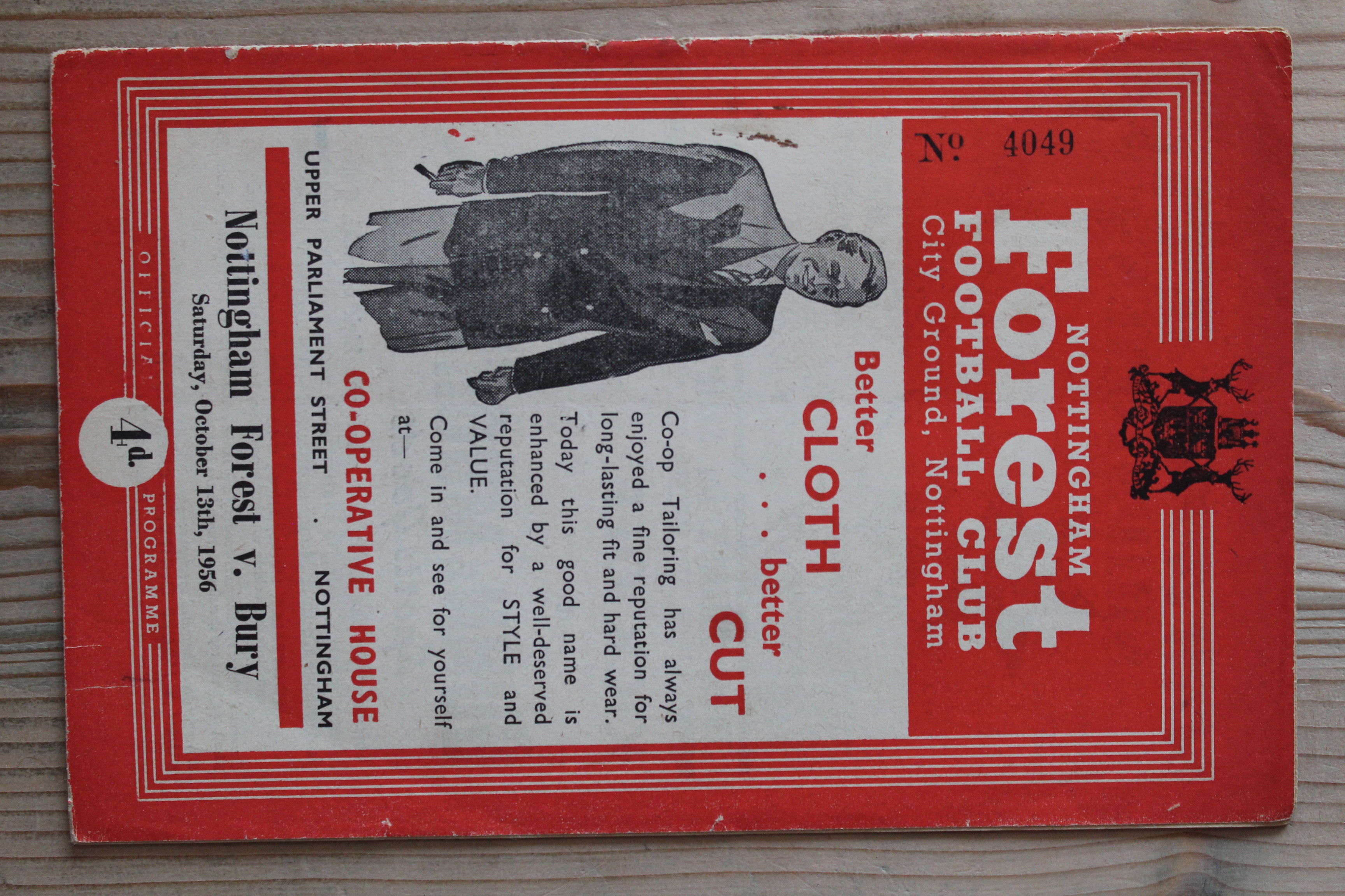Nottingham Forest FC v Bury FC