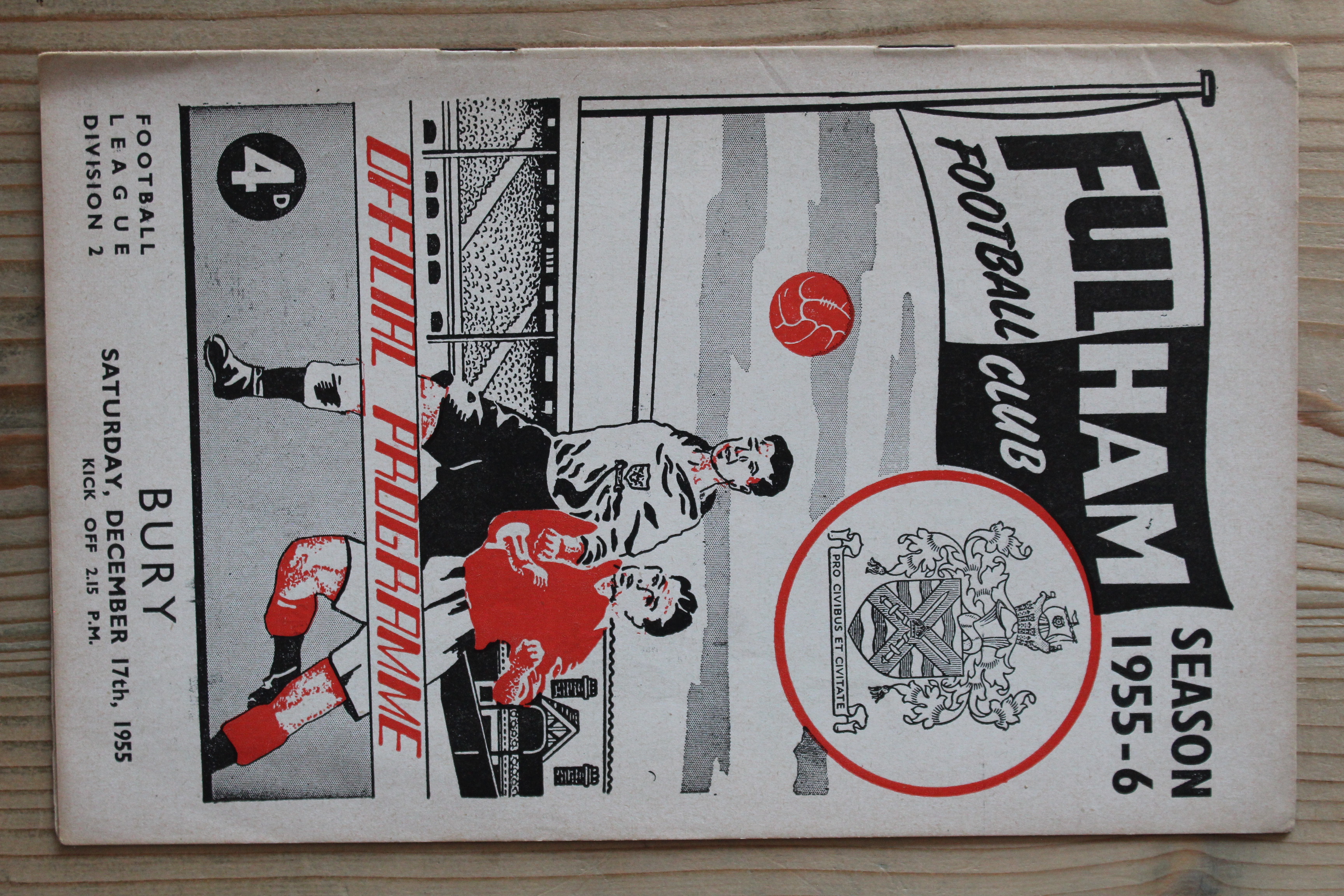 Fulham FC v Bury FC