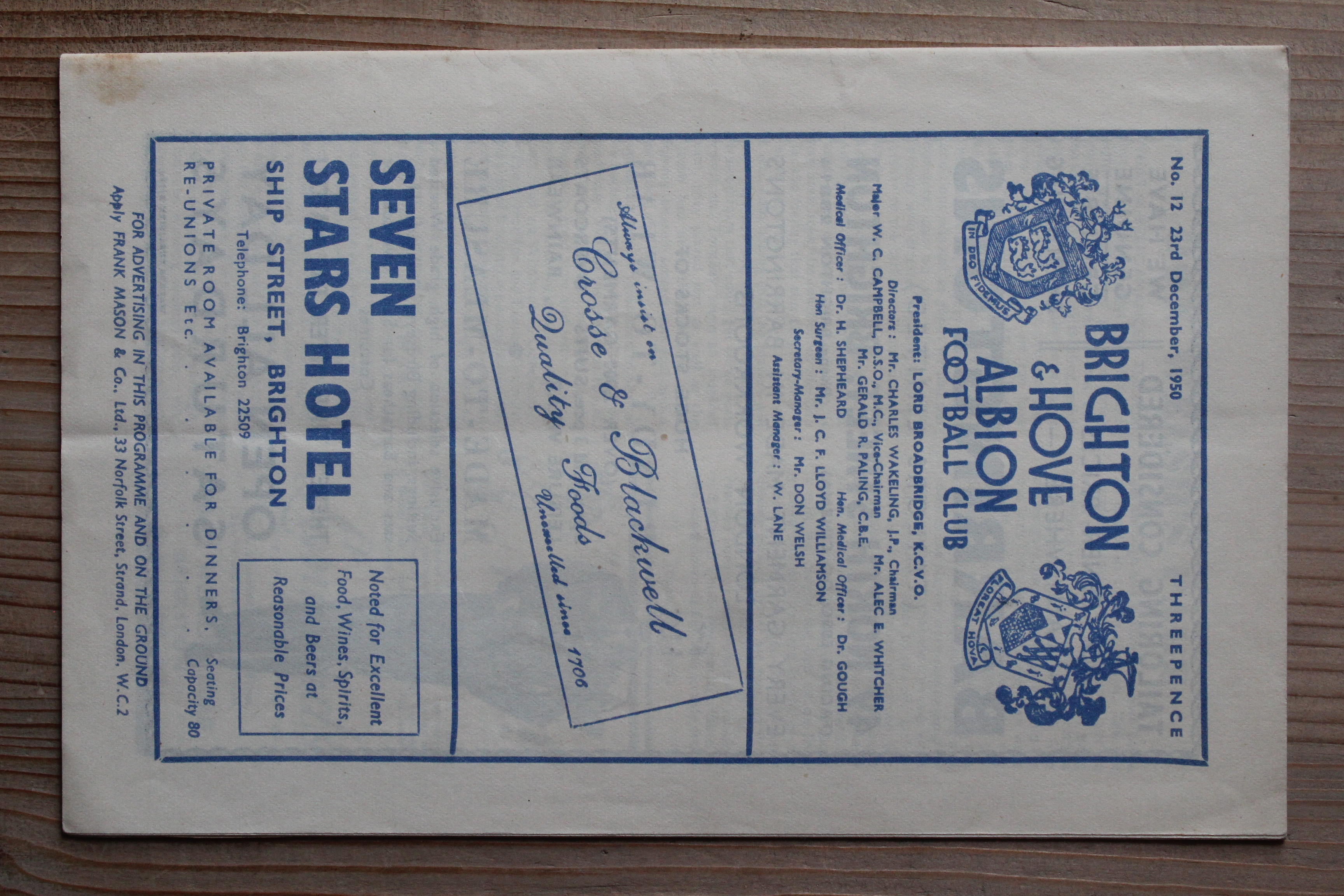 Brighton & Hove Albion FC v Aldershot F.C