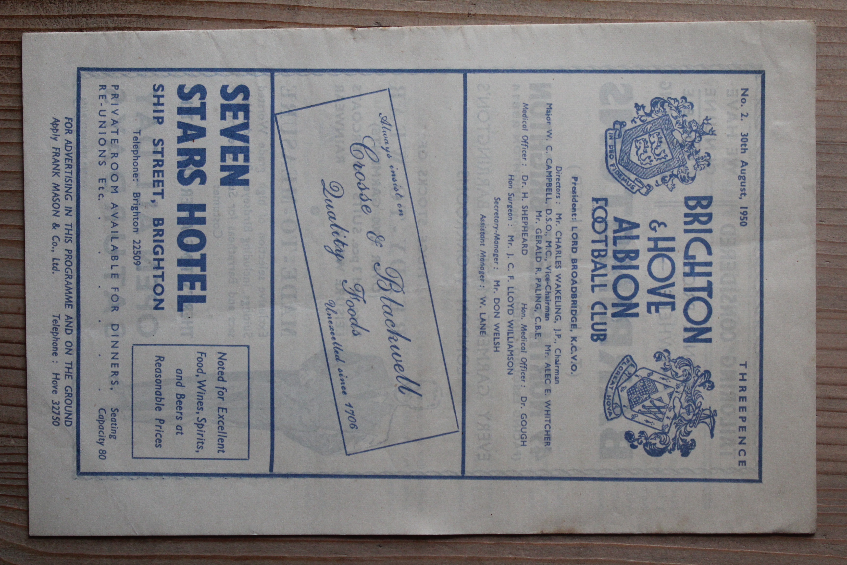 Brighton & Hove Albion FC v Nottingham Forest FC