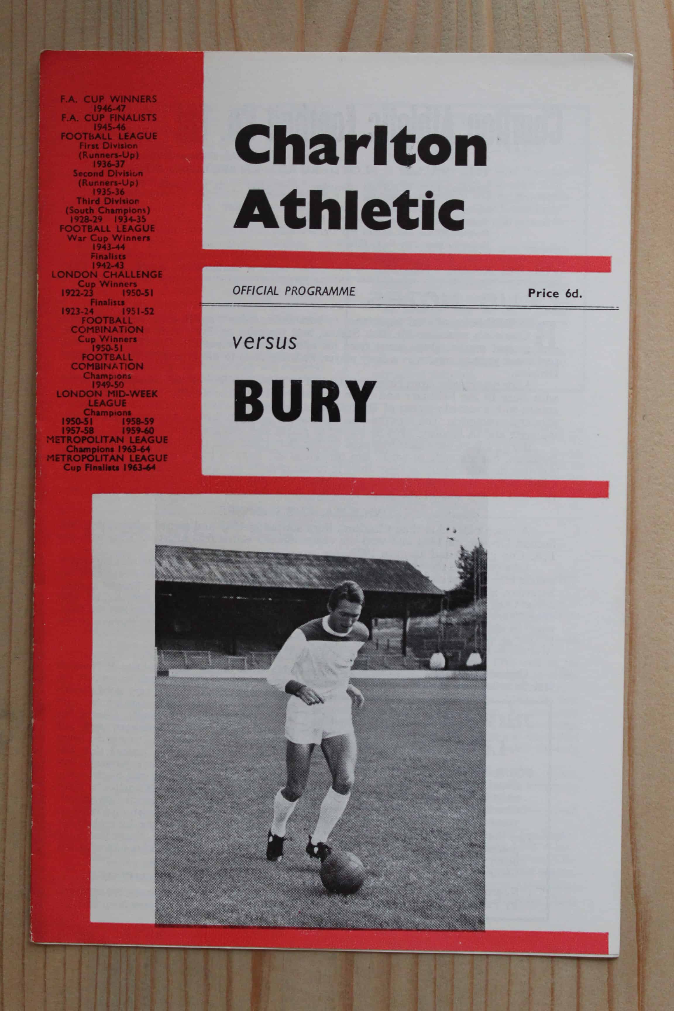 Charlton Athletic FC v Bury FC