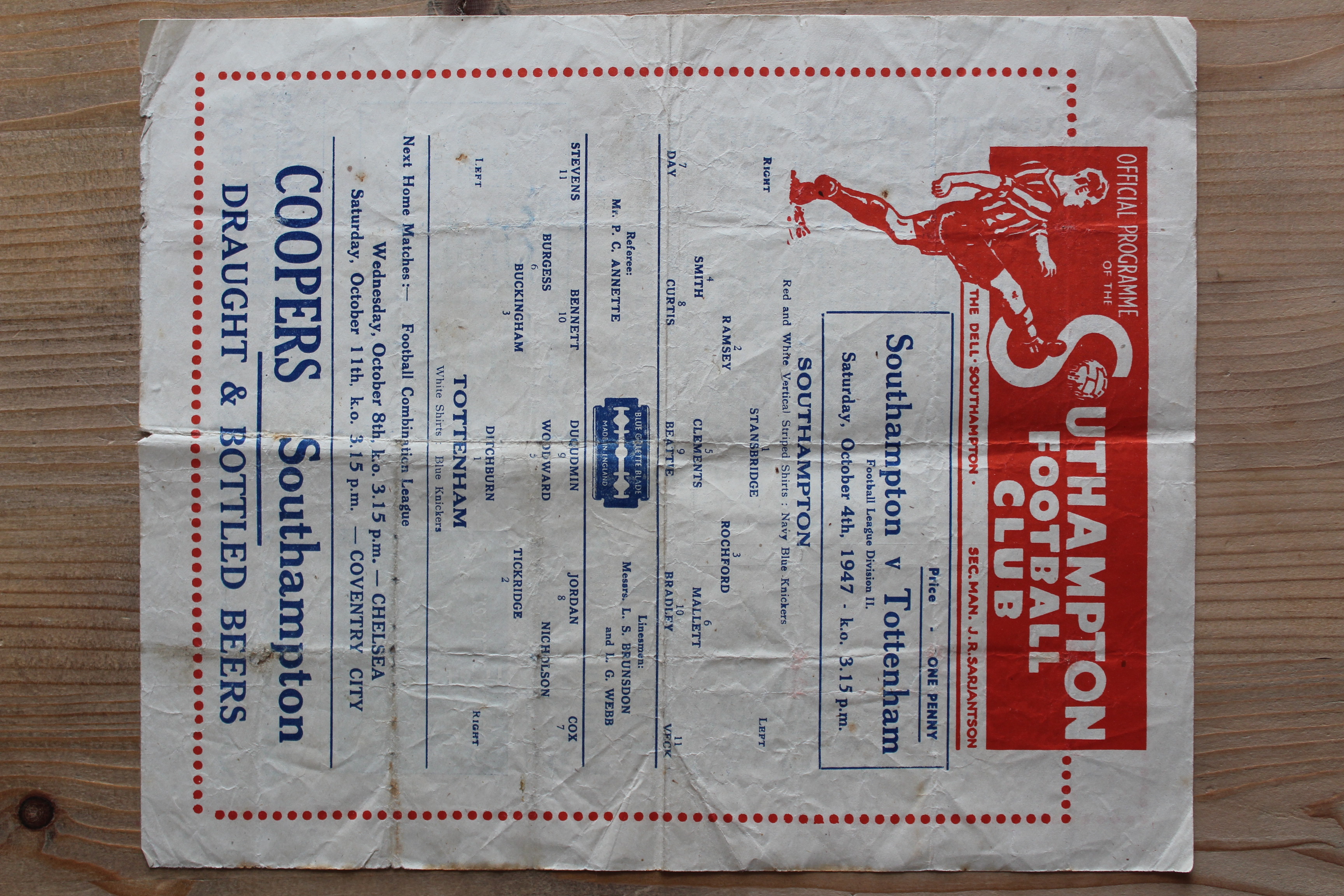 Southampton FC v Blackburn Rovers FC