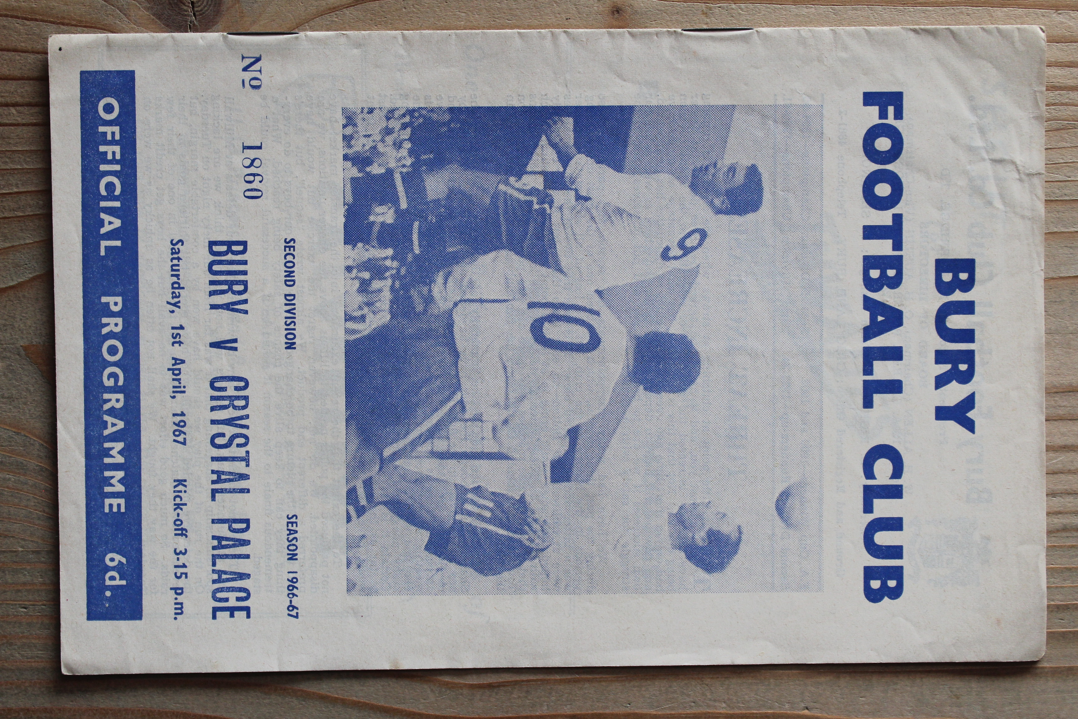Bury FC v Crystal Palace FC