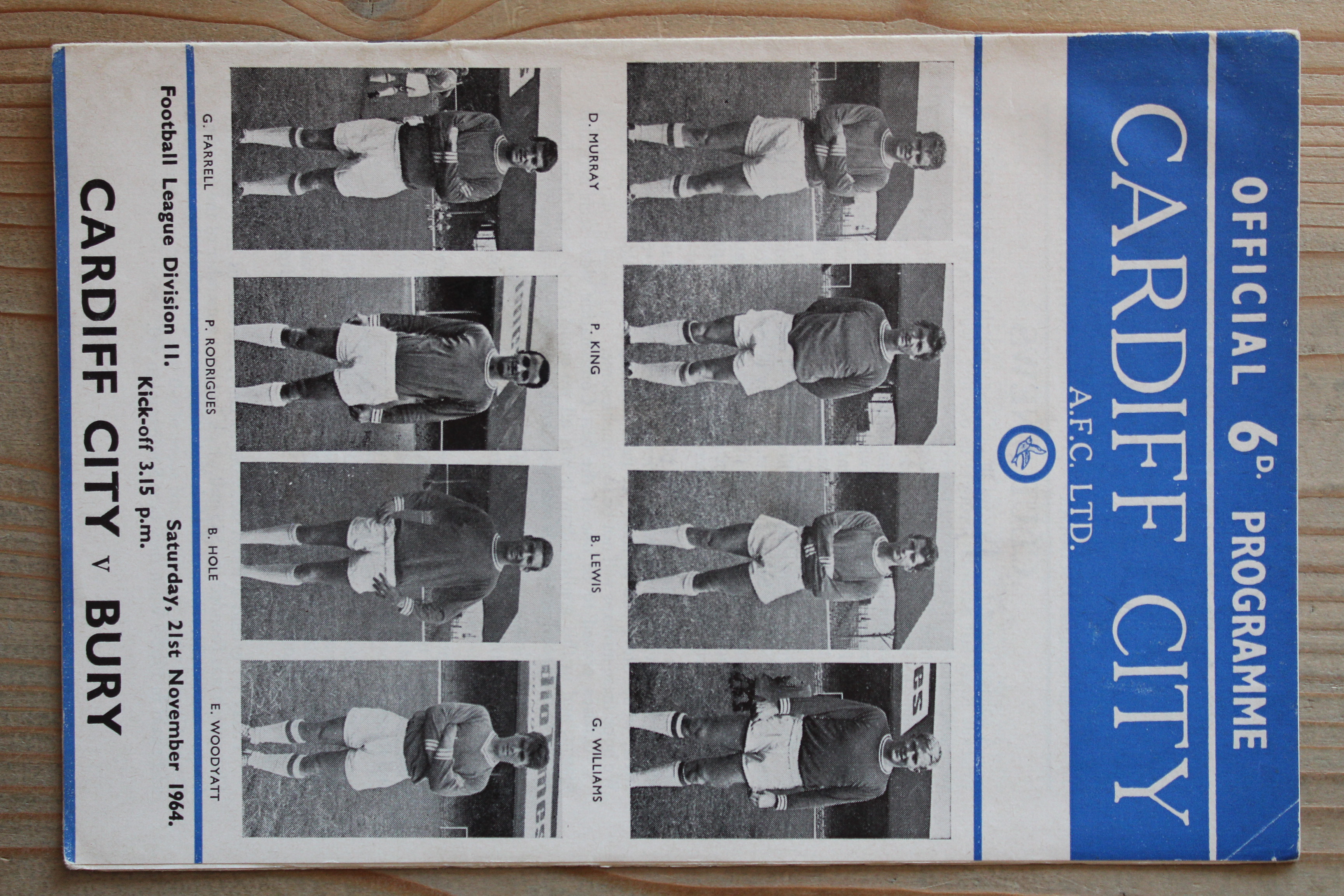 Cardiff City FC v Bury FC