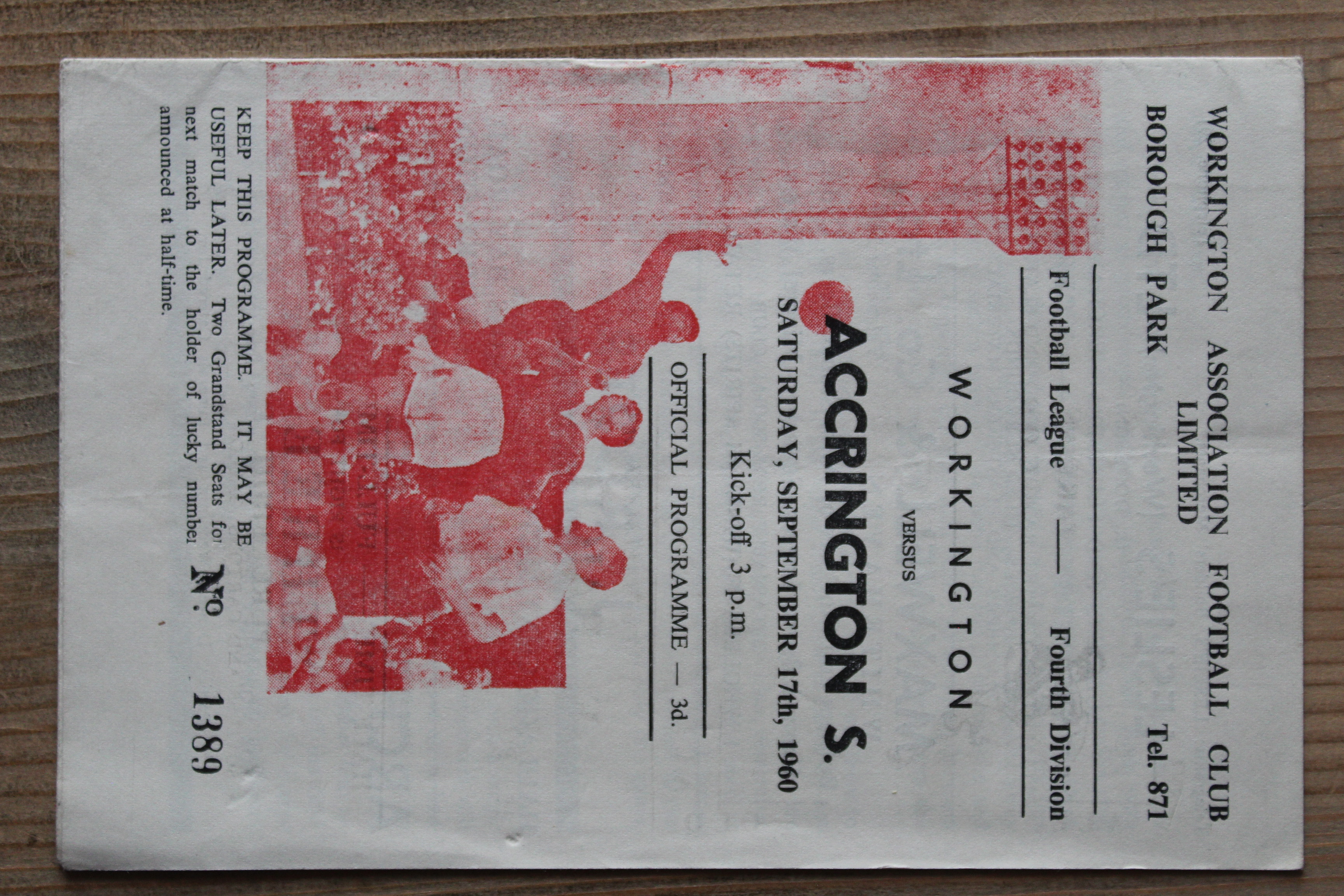 Workington v Accrington Stanley (1891)