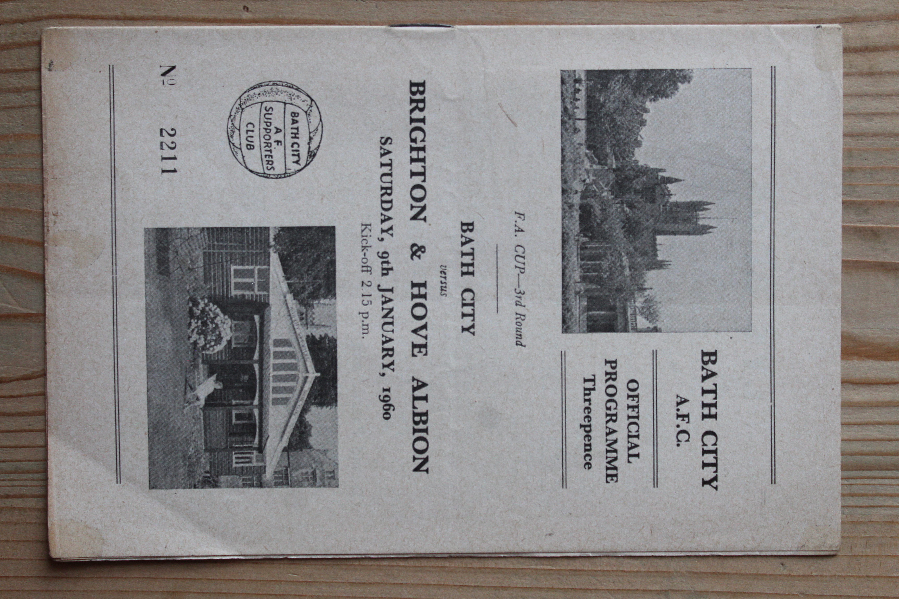 Bath City v Brighton & Hove Albion FC