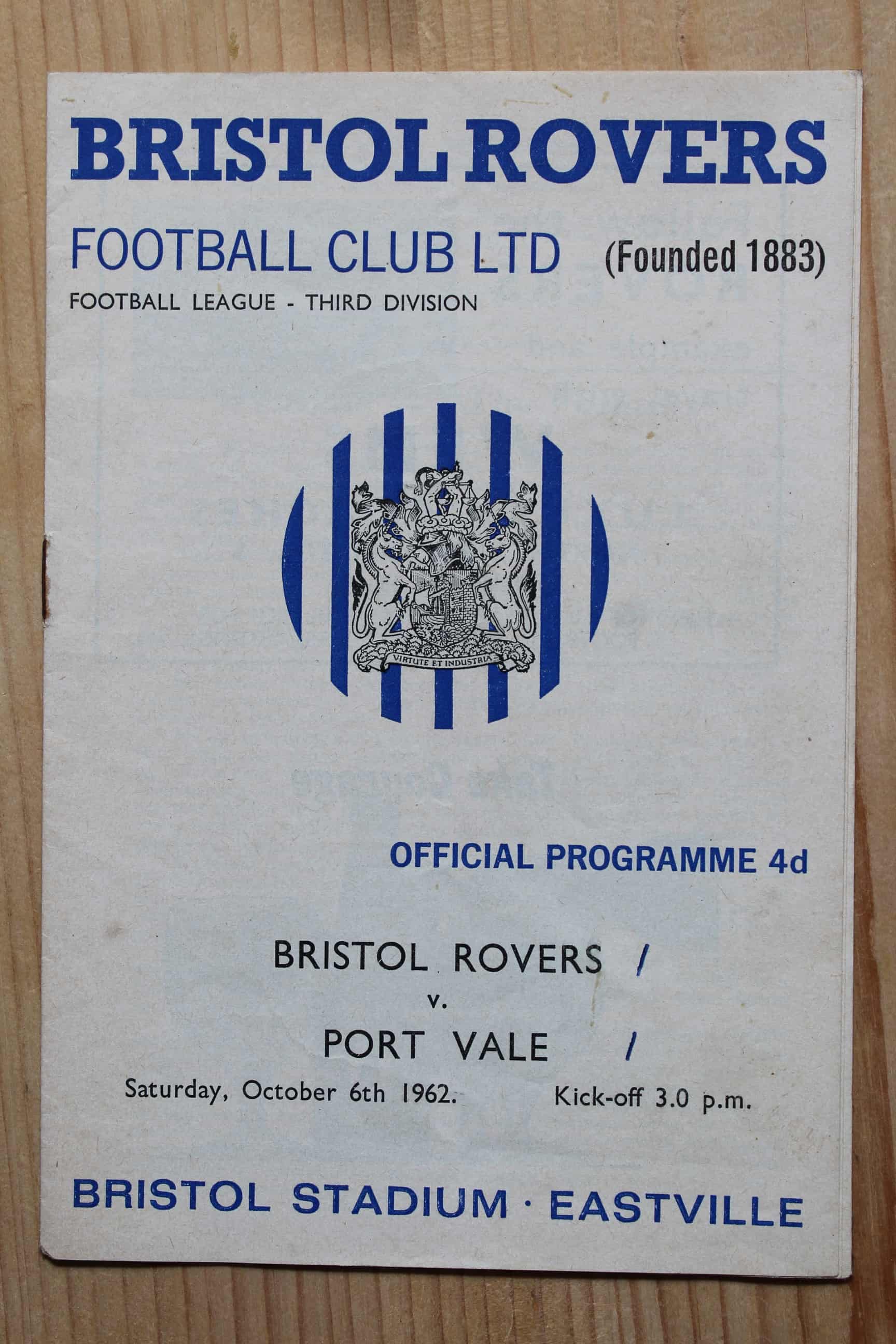 Bristol Rovers FC v Port Vale FC