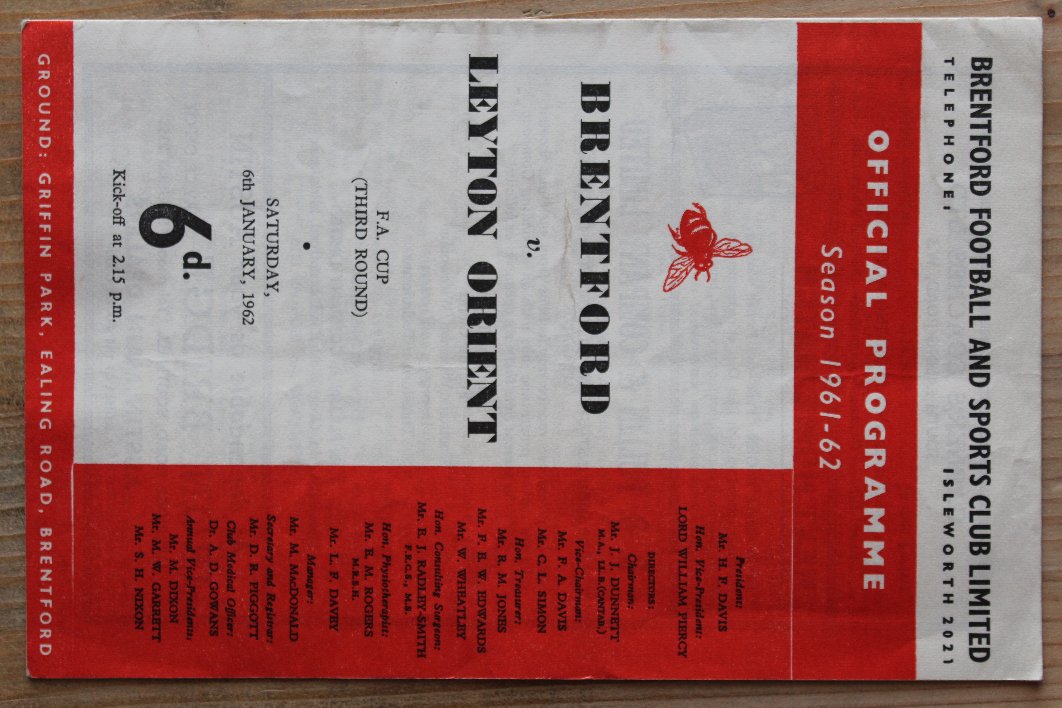 Brentford FC v Leyton Orient FC