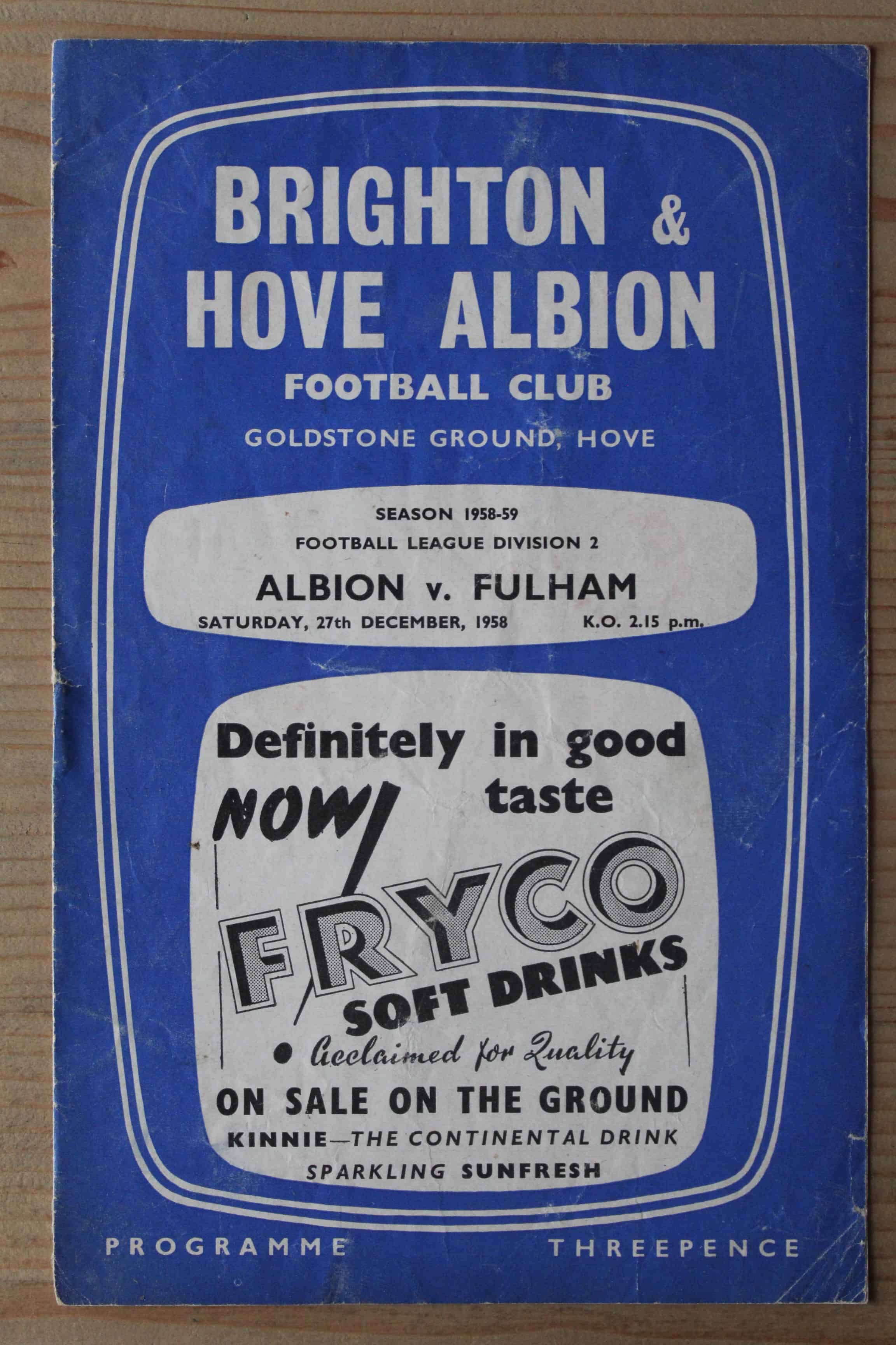 Brighton & Hove Albion FC v Fulham FC