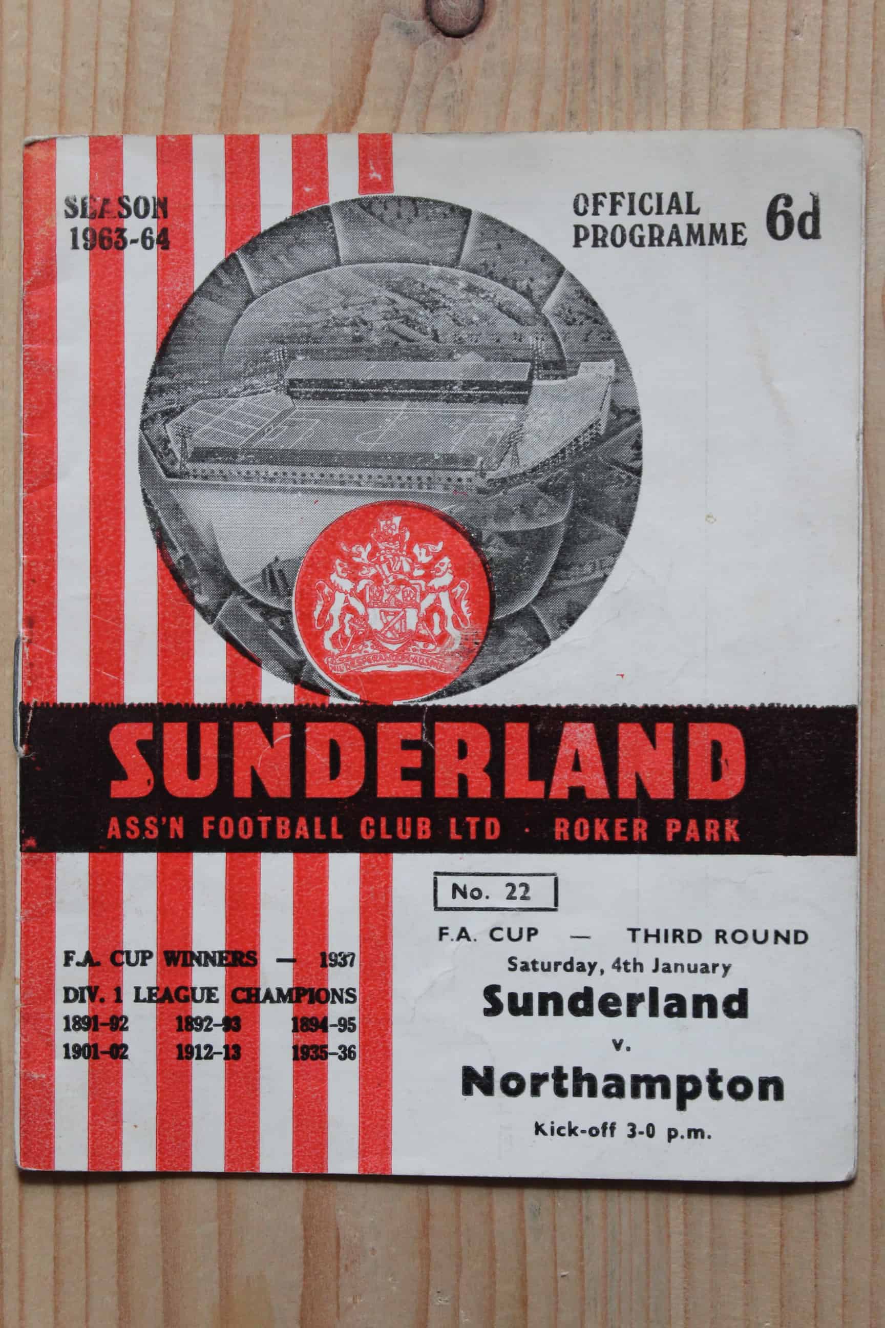 Sunderland FC v Northampton Town FC