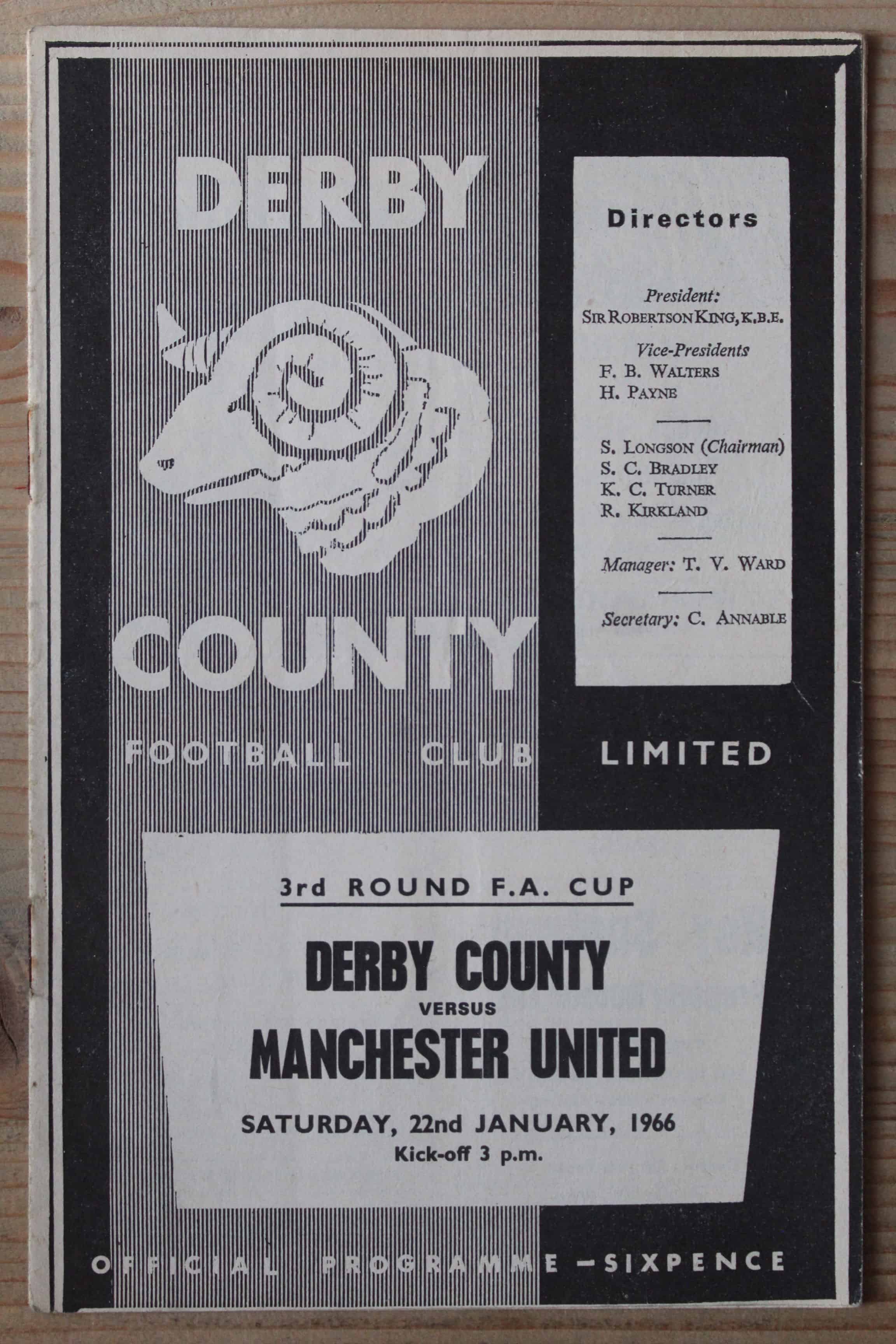 Derby County FC v Manchester United FC