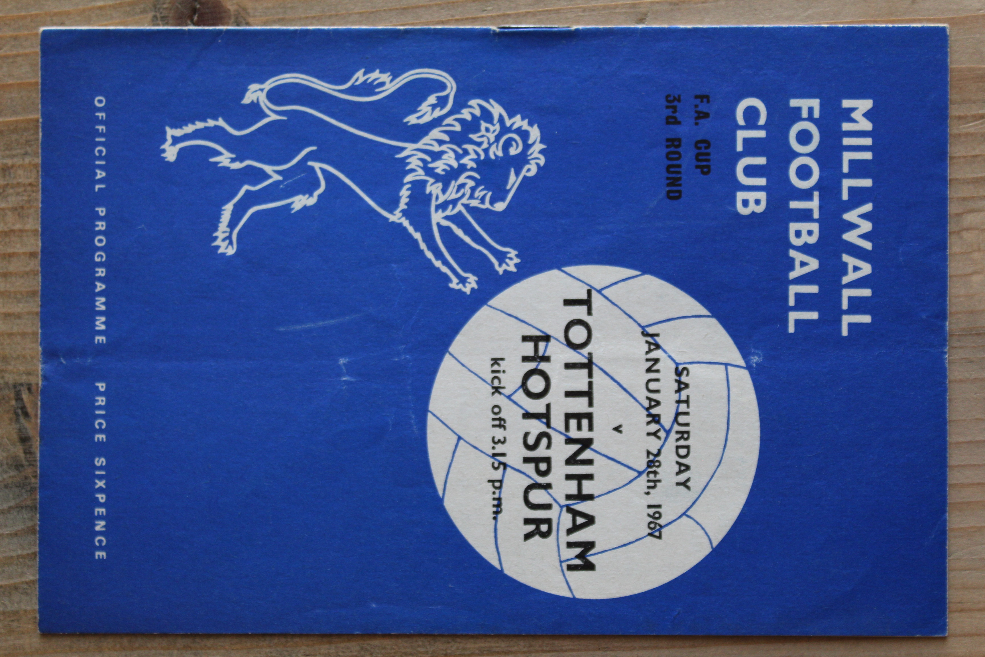 Millwall FC v Tottenham Hotspur FC