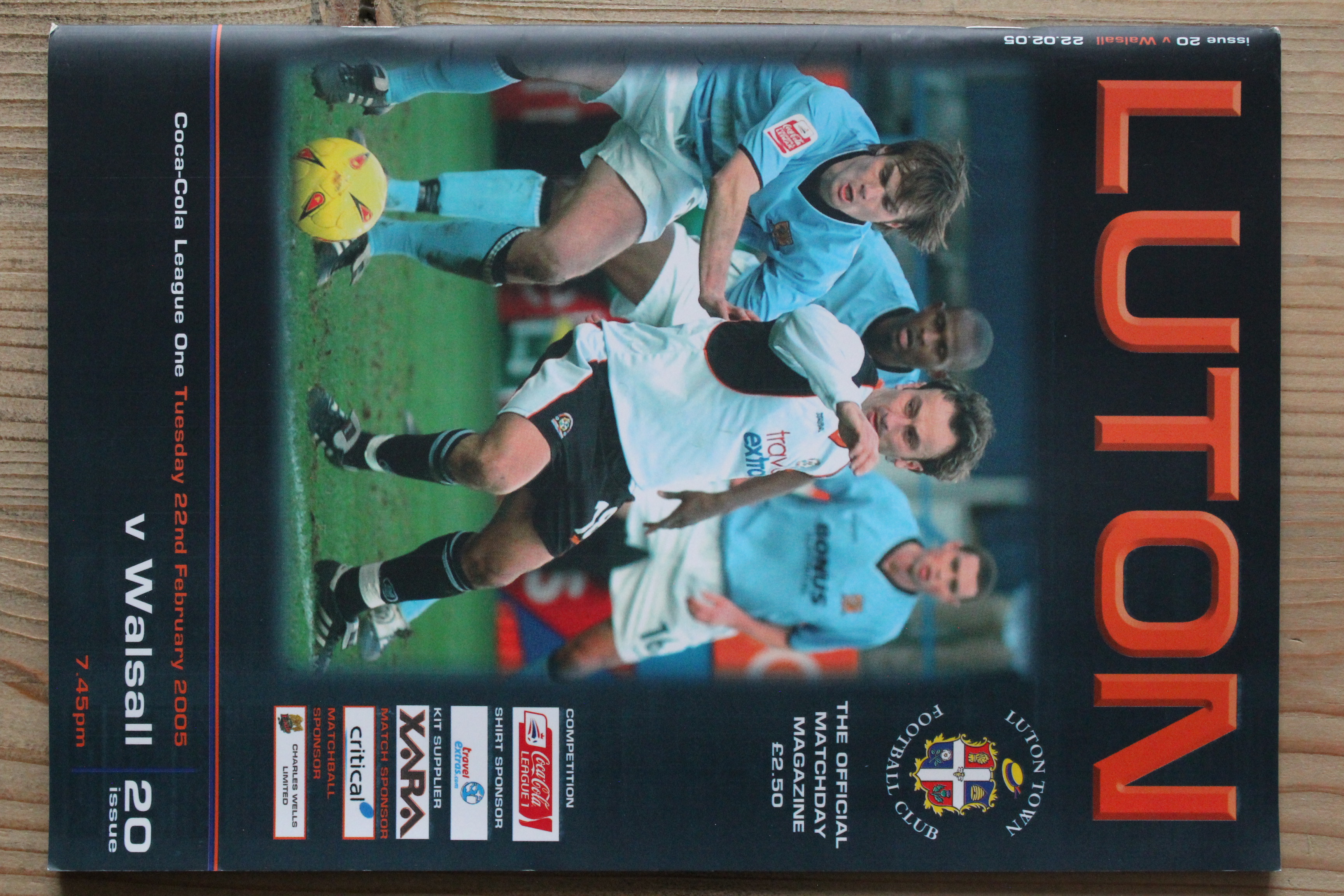 Luton Town FC v Walsall FC