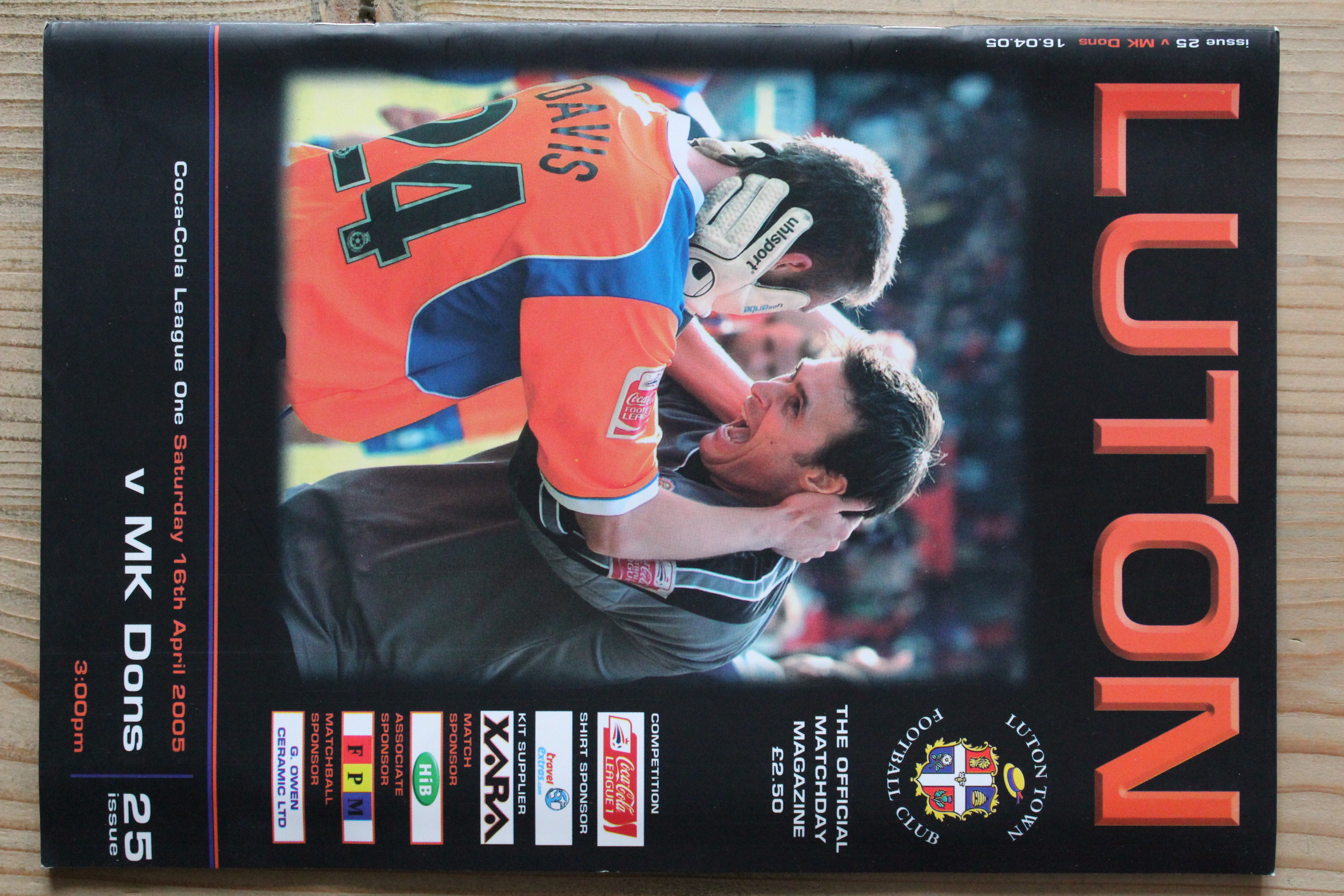 Luton Town FC v MK Dons (Milton Keynes Dons)
