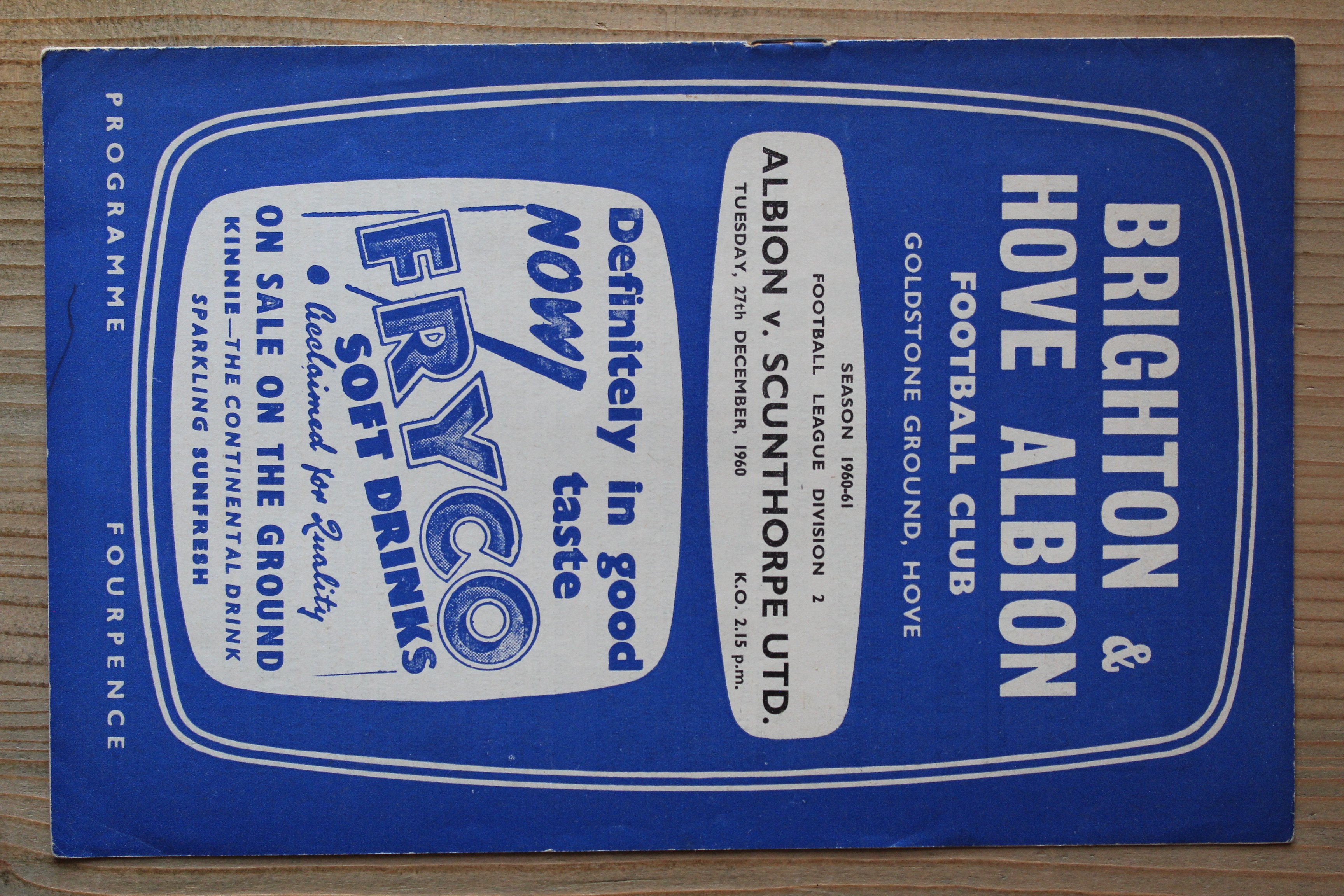 Brighton & Hove Albion FC v Scunthorpe United FC