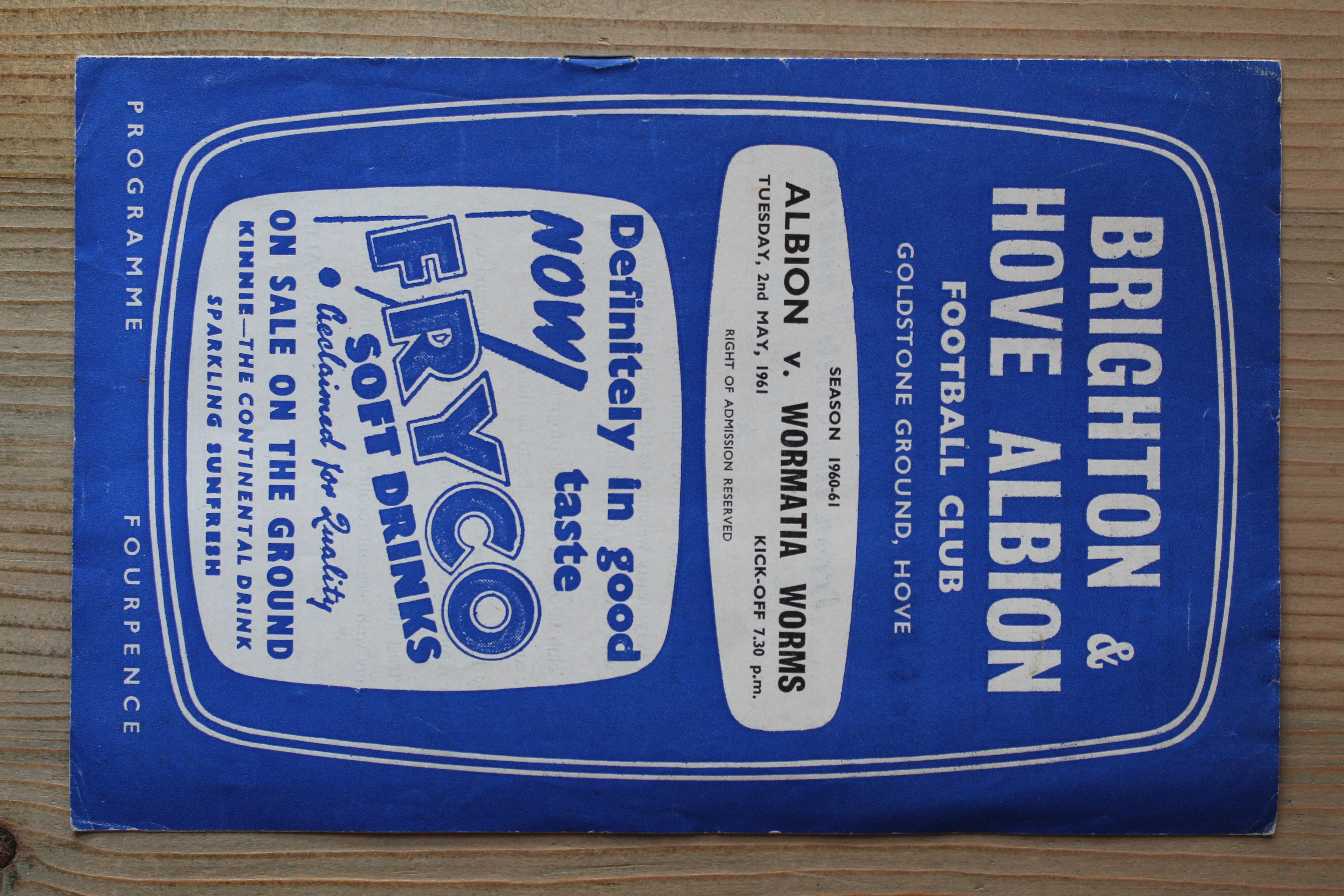 Brighton & Hove Albion FC v Wormatia Worms