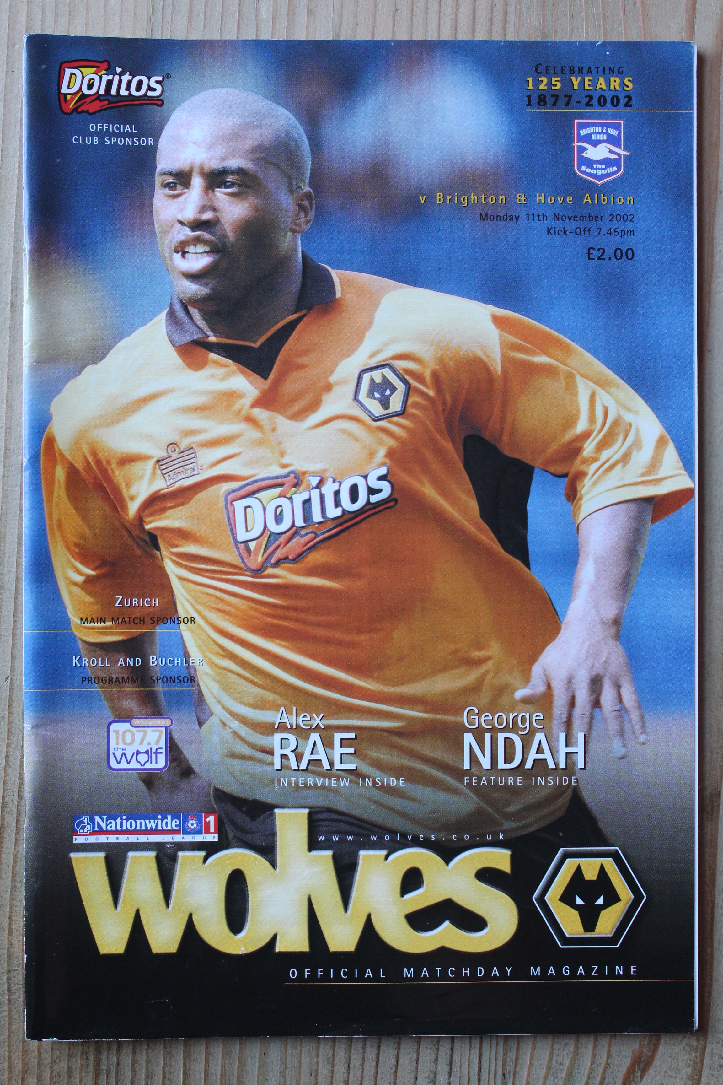 Wolverhampton Wanderers FC v Brighton & Hove Albion FC