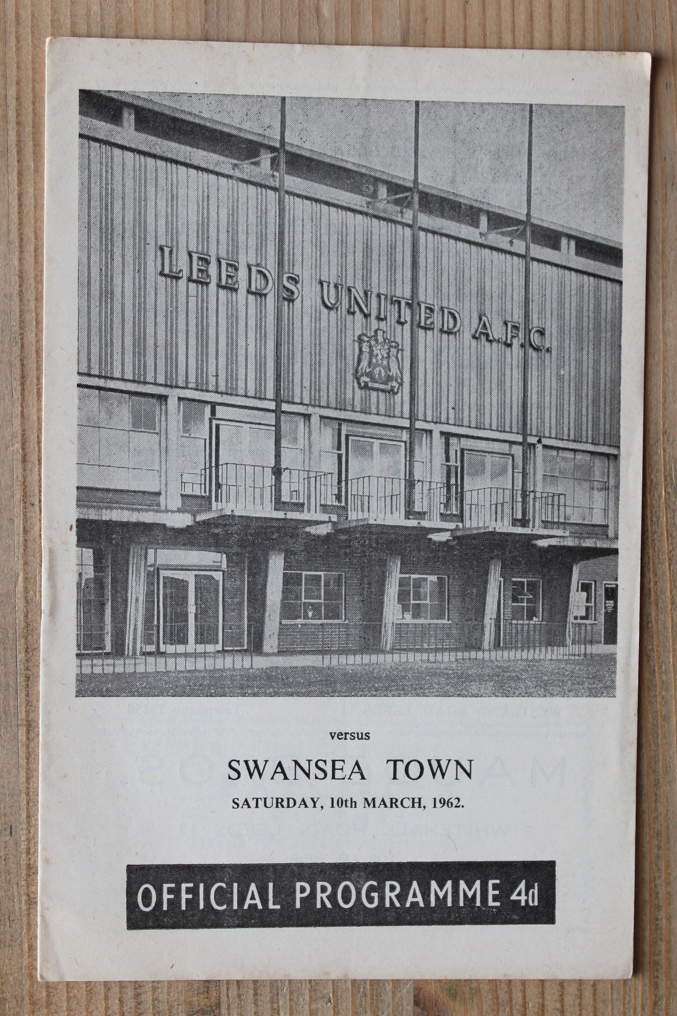 Leeds United FC v Swansea Town