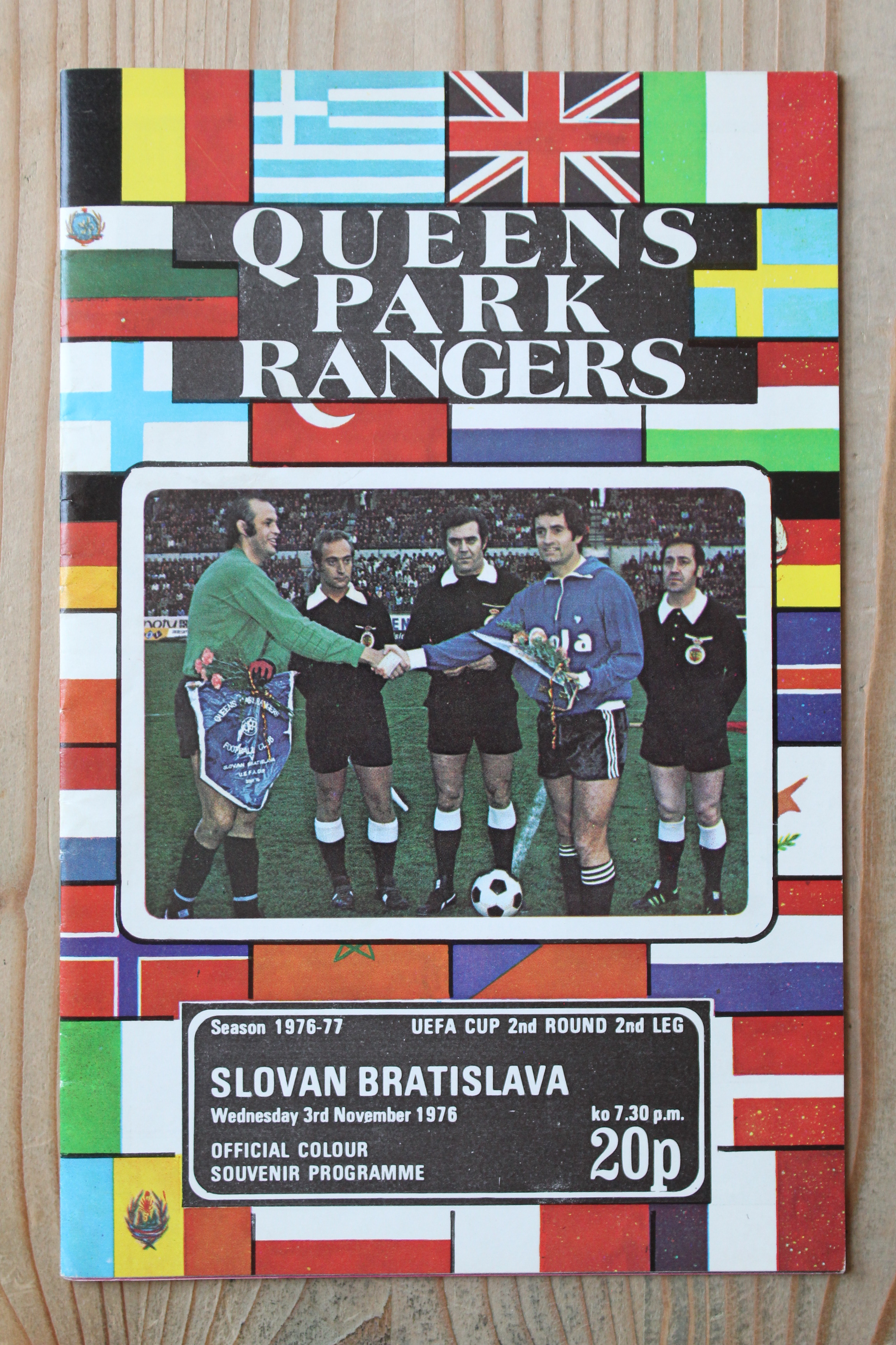 Queens Park Rangers FC v Slovan Bratislava (Czechoslolovakia)