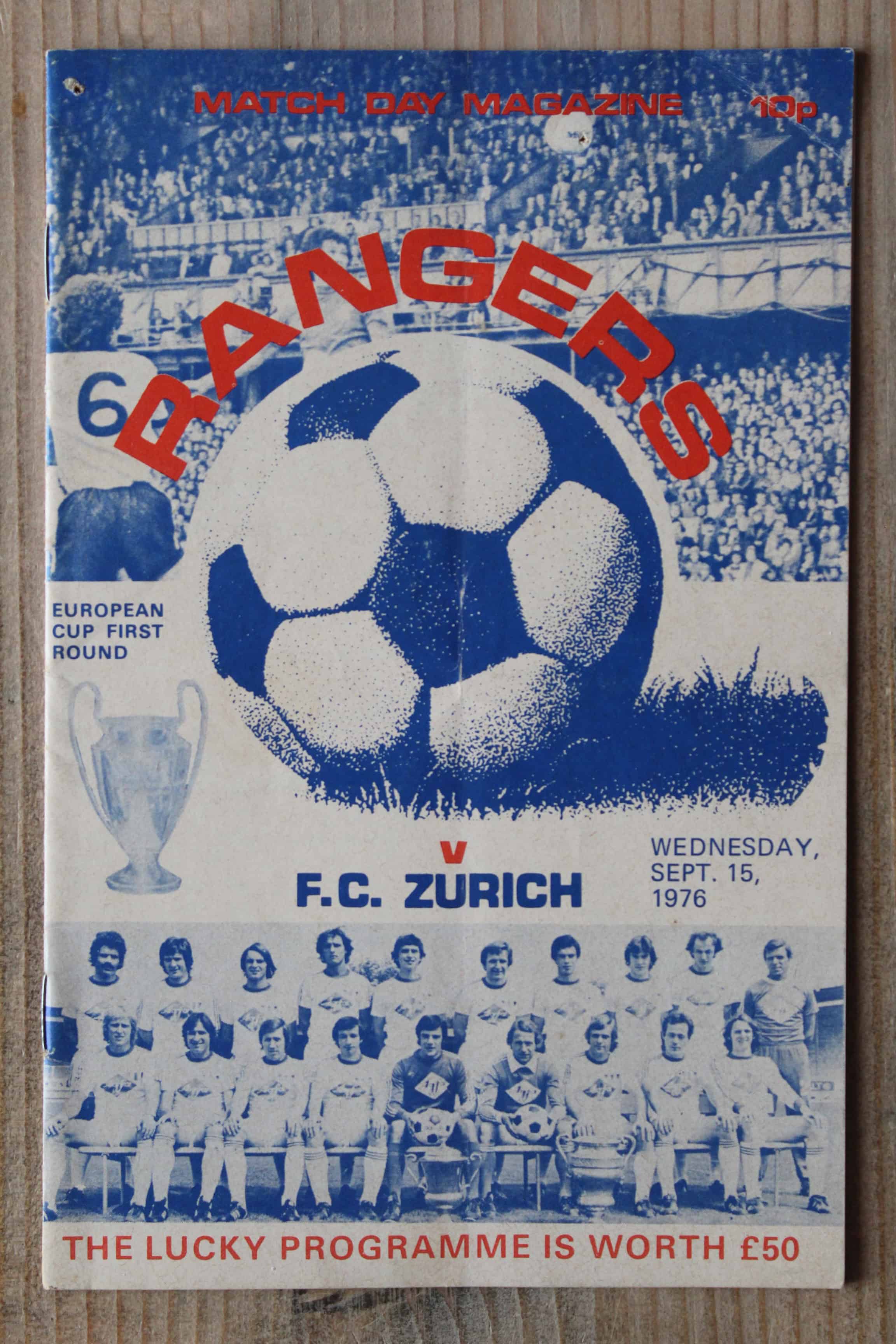 Rangers (Glasgow) FC v FC Zurich