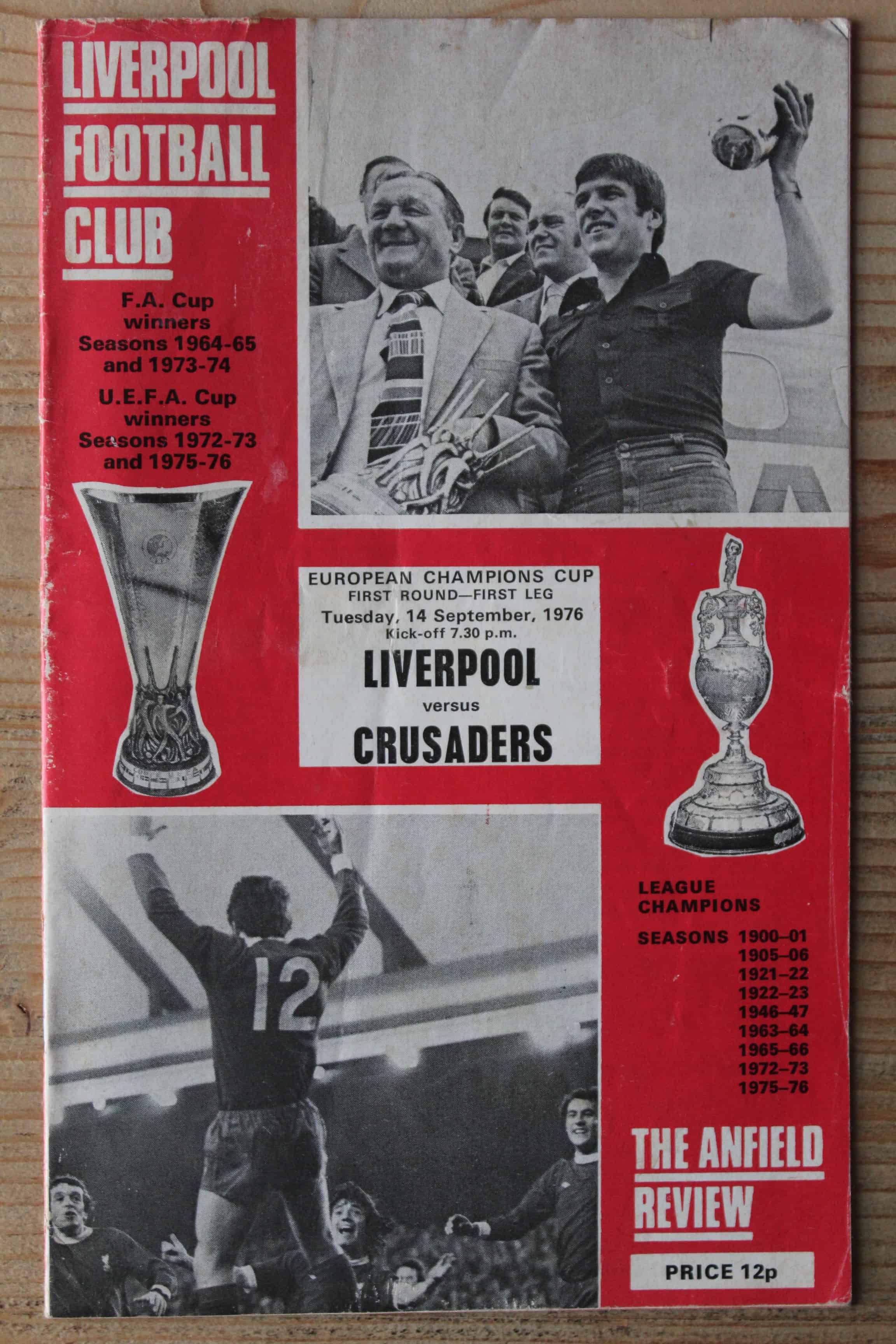 Liverpool FC v Crusaders FC (Belfast)