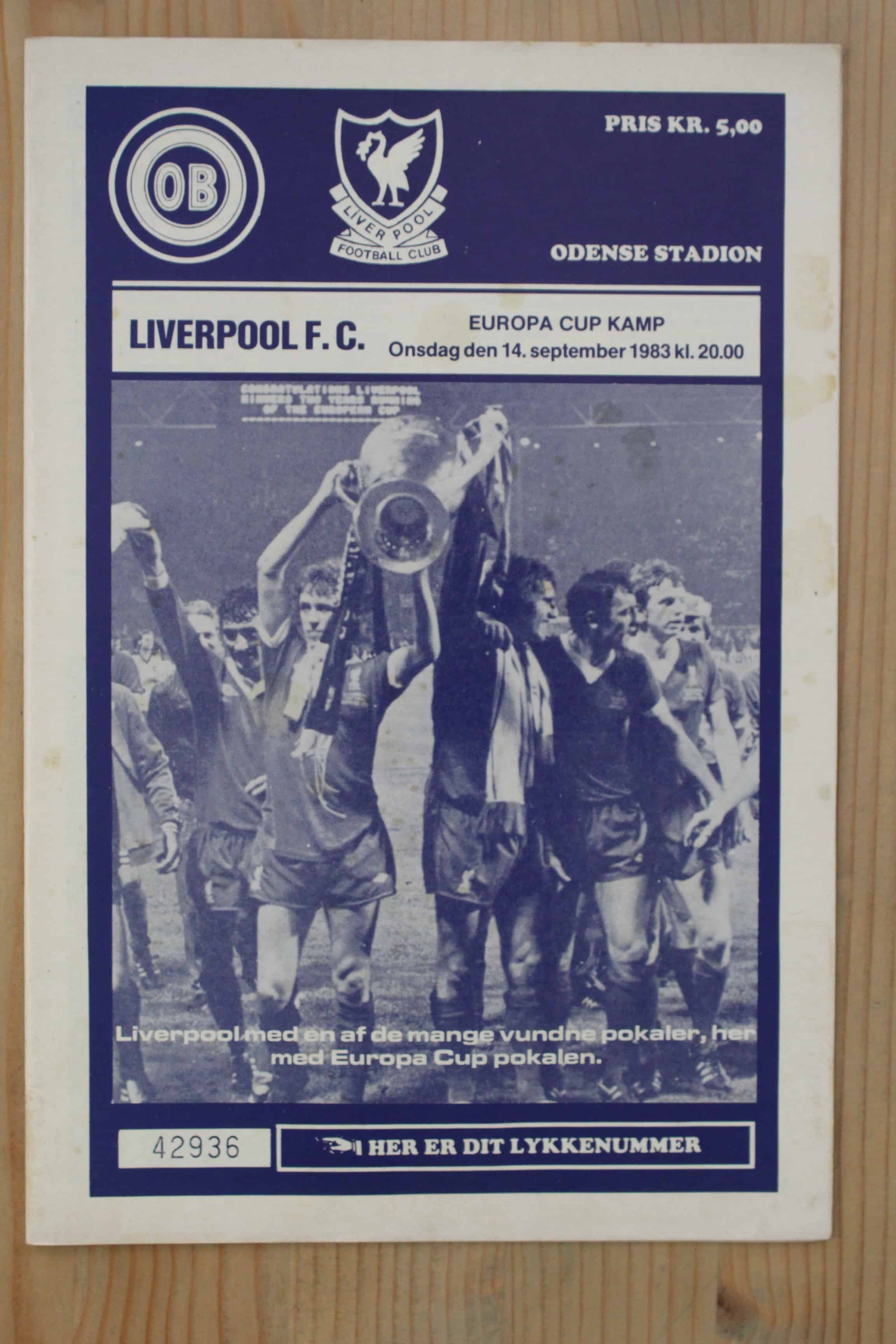 OB Odense v Liverpool FC