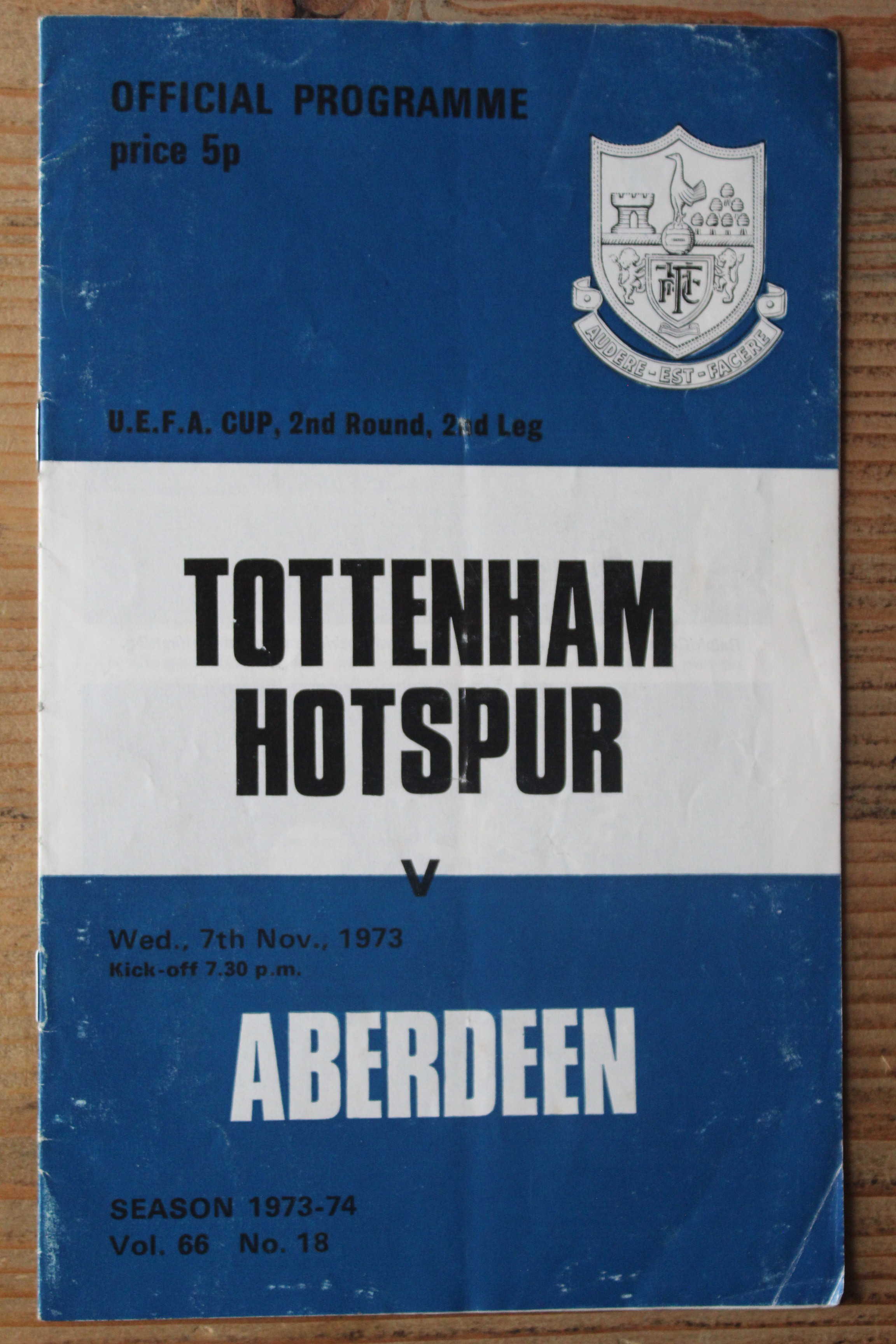 Tottenham Hotspur FC v Aberdeen FC