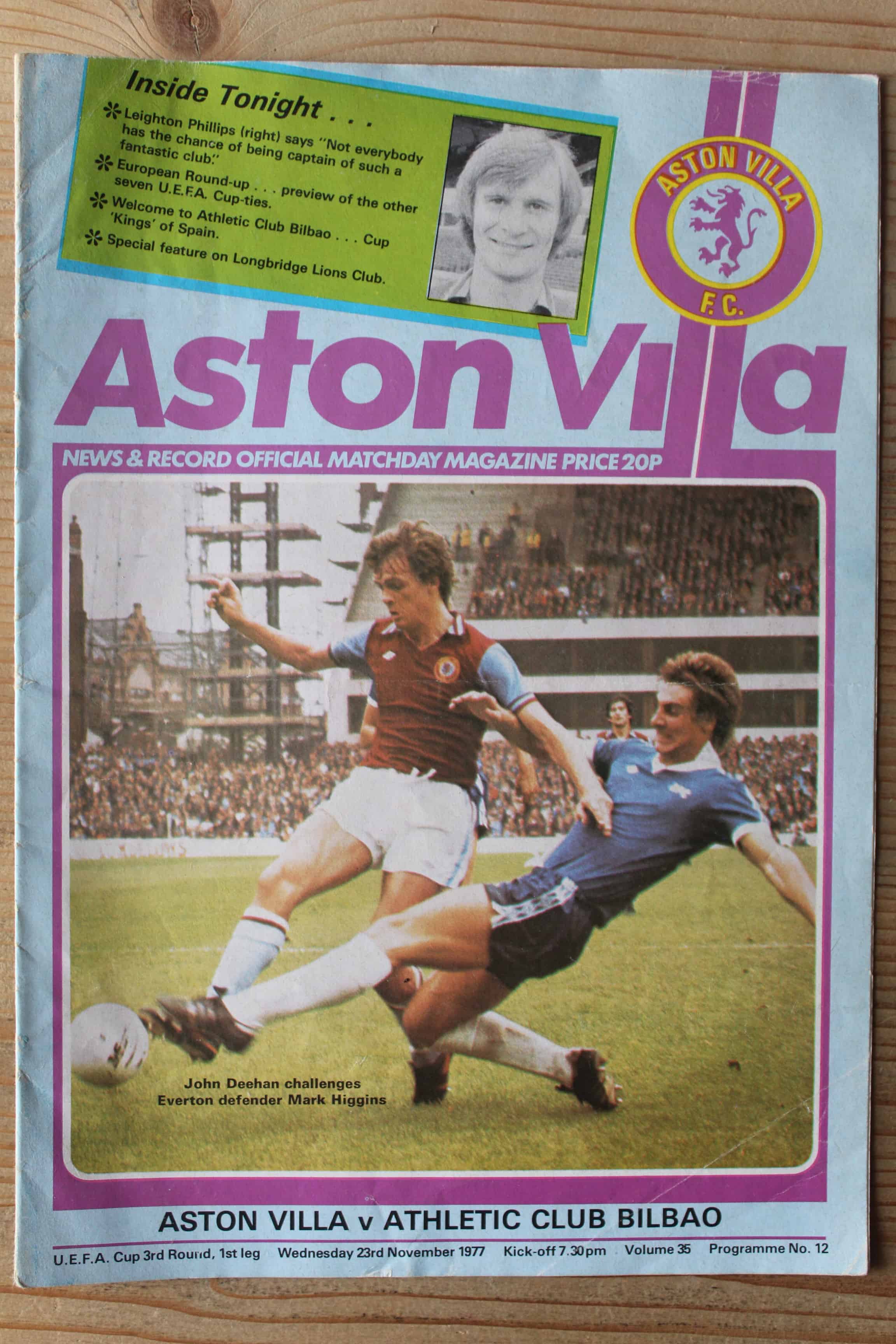 Aston Villa FC v Athletico Bilbao