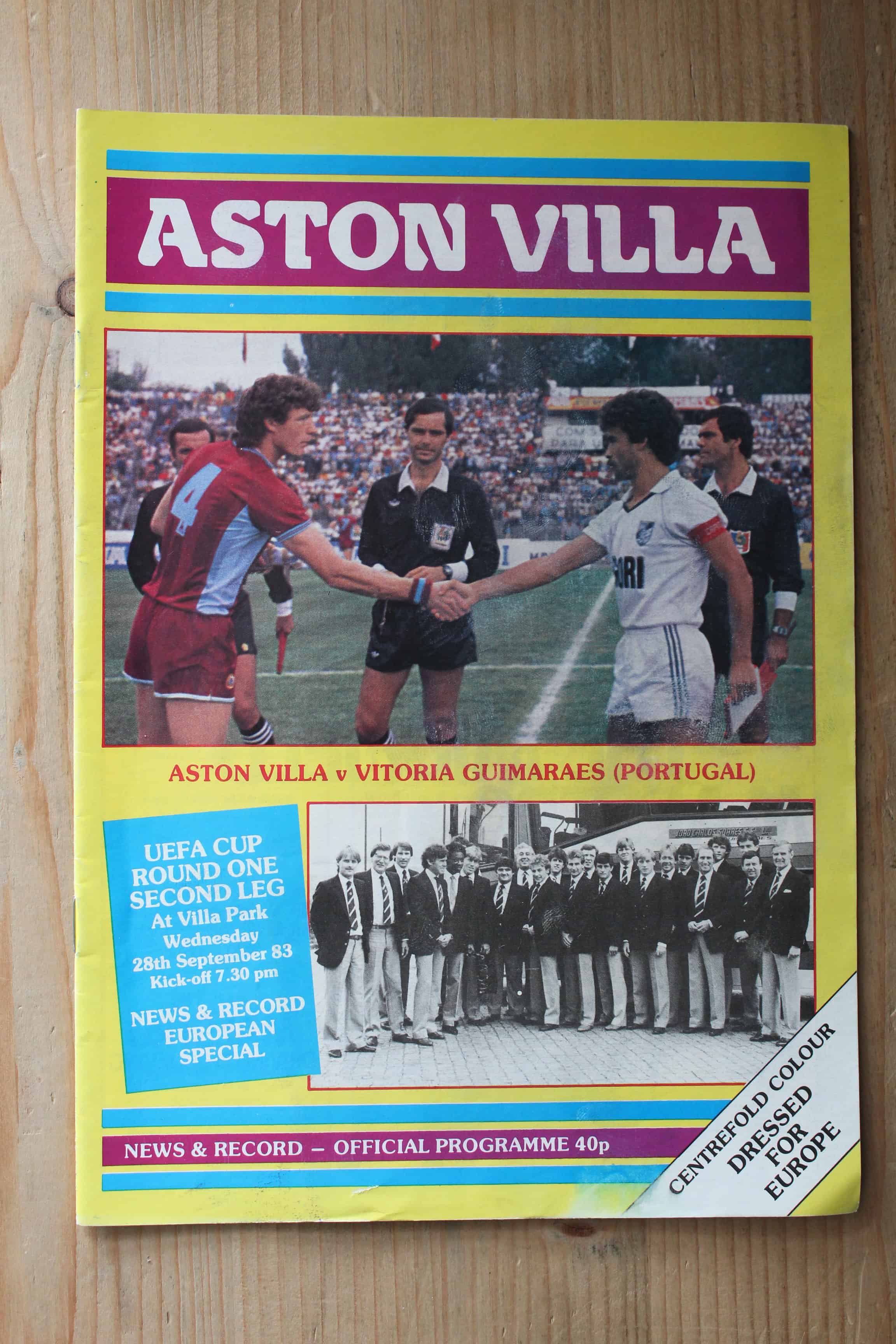 Aston Villa FC v Vitoria Guimaries (Portugal)