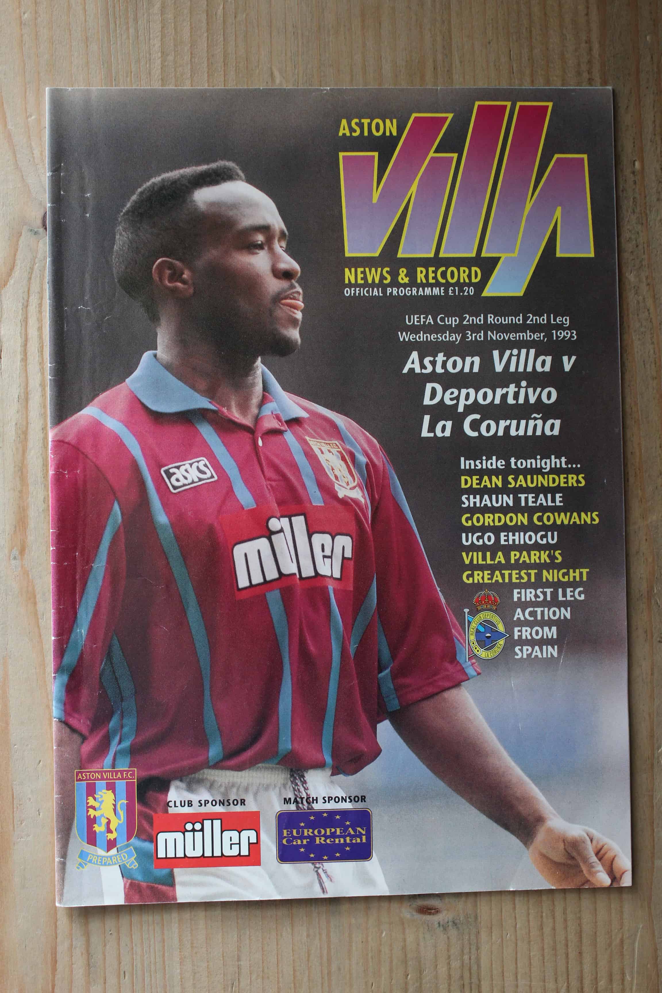 Aston Villa FC v Deportiva La Coruna