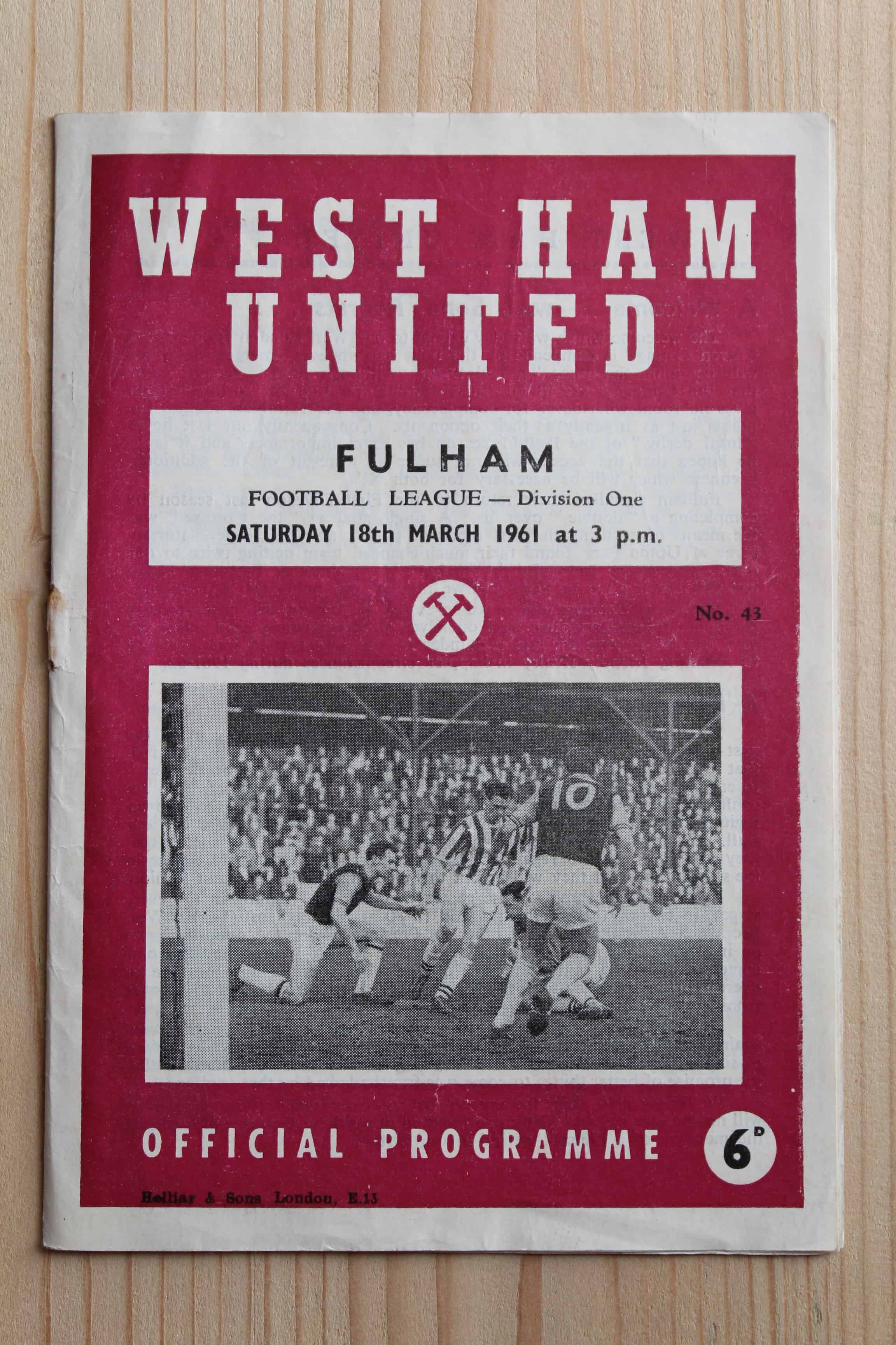 West Ham United FC v Fulham FC