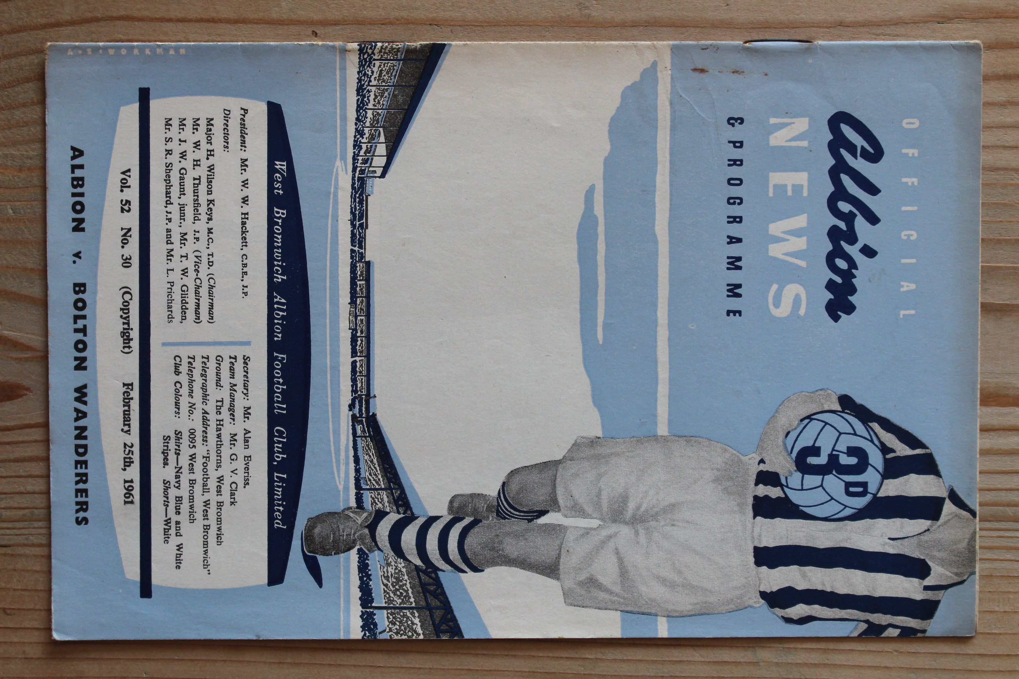 West Bromwich Albion FC  v Bolton Wanderers FC