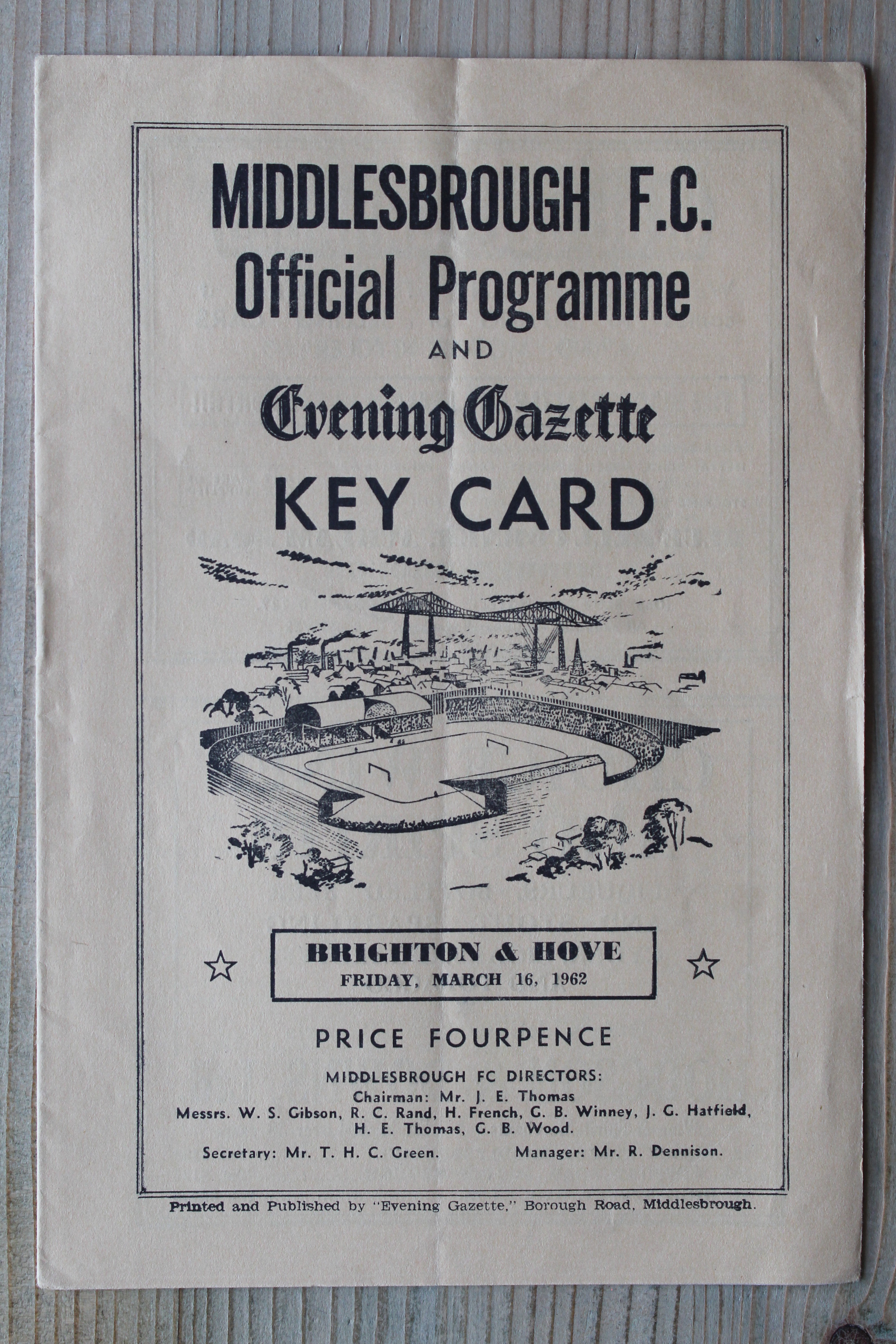 Middlesbrough FC v Brighton & Hove Albion FC