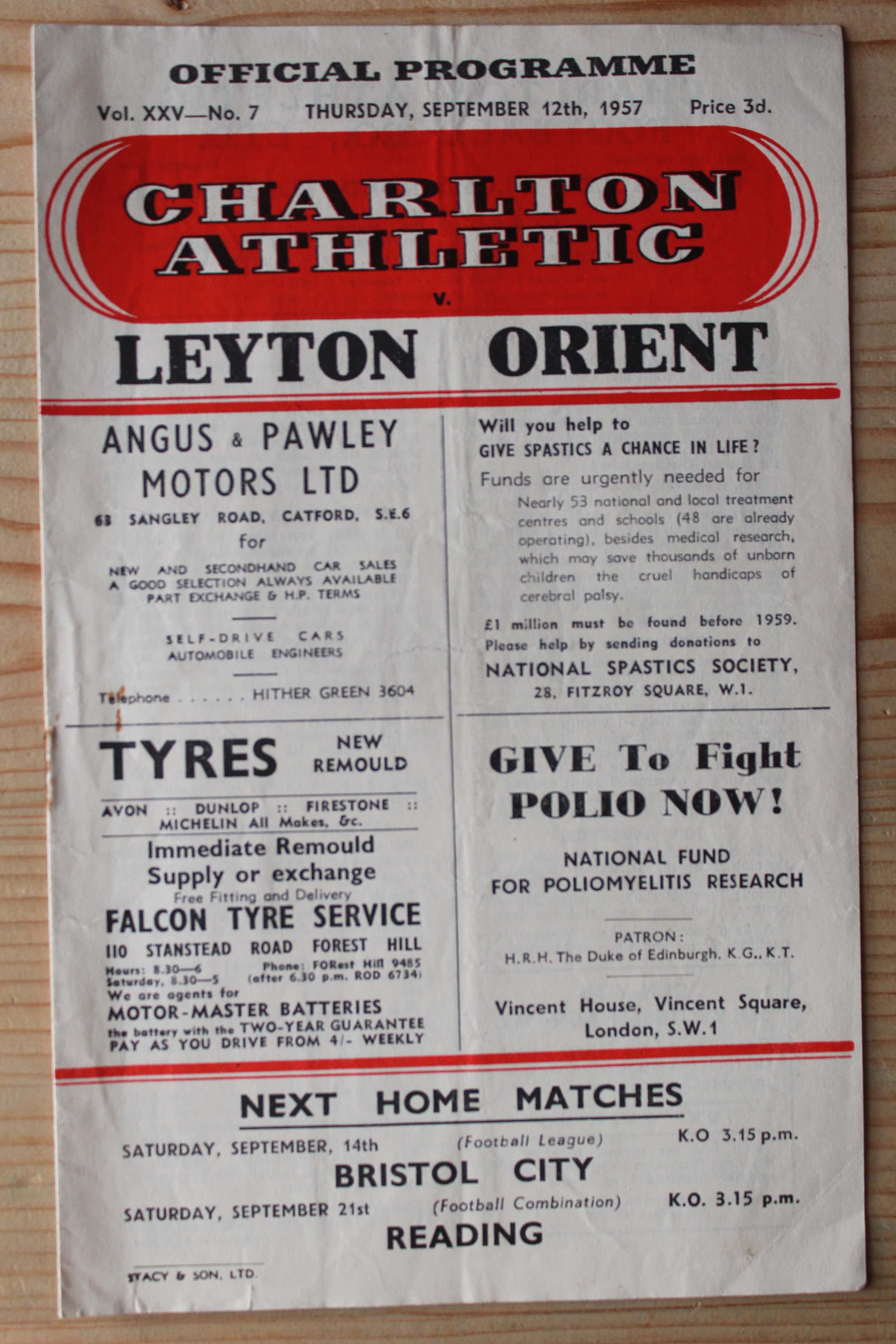 Charlton Athletic FC v Leyton Orient FC