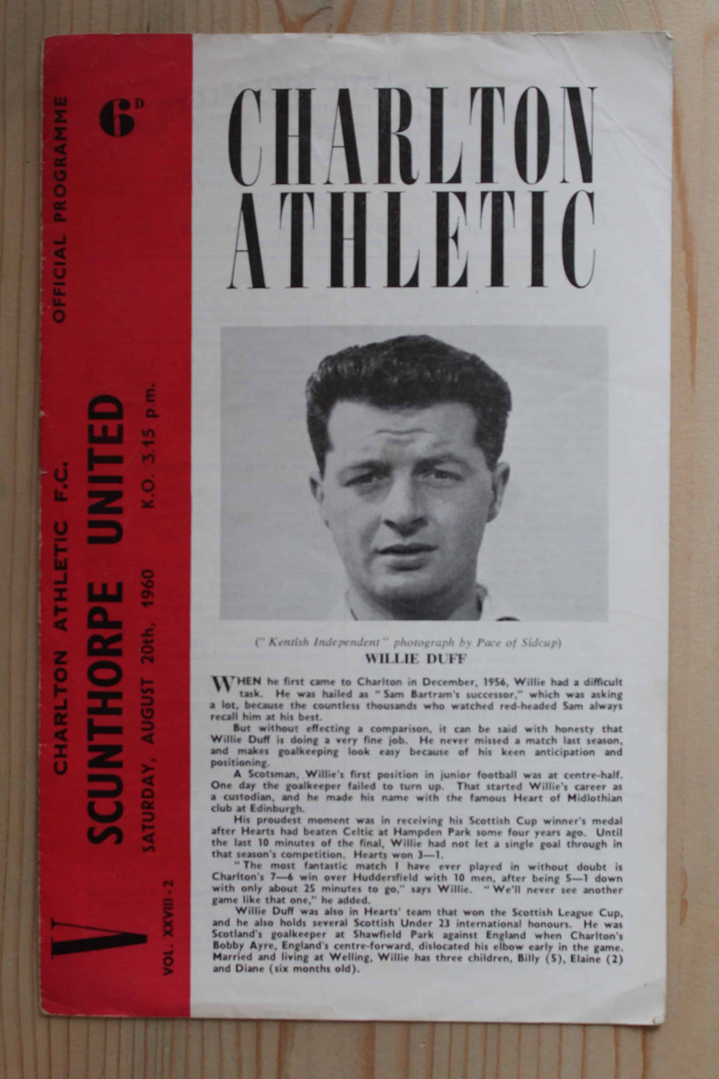 Charlton Athletic FC v Scunthorpe United FC