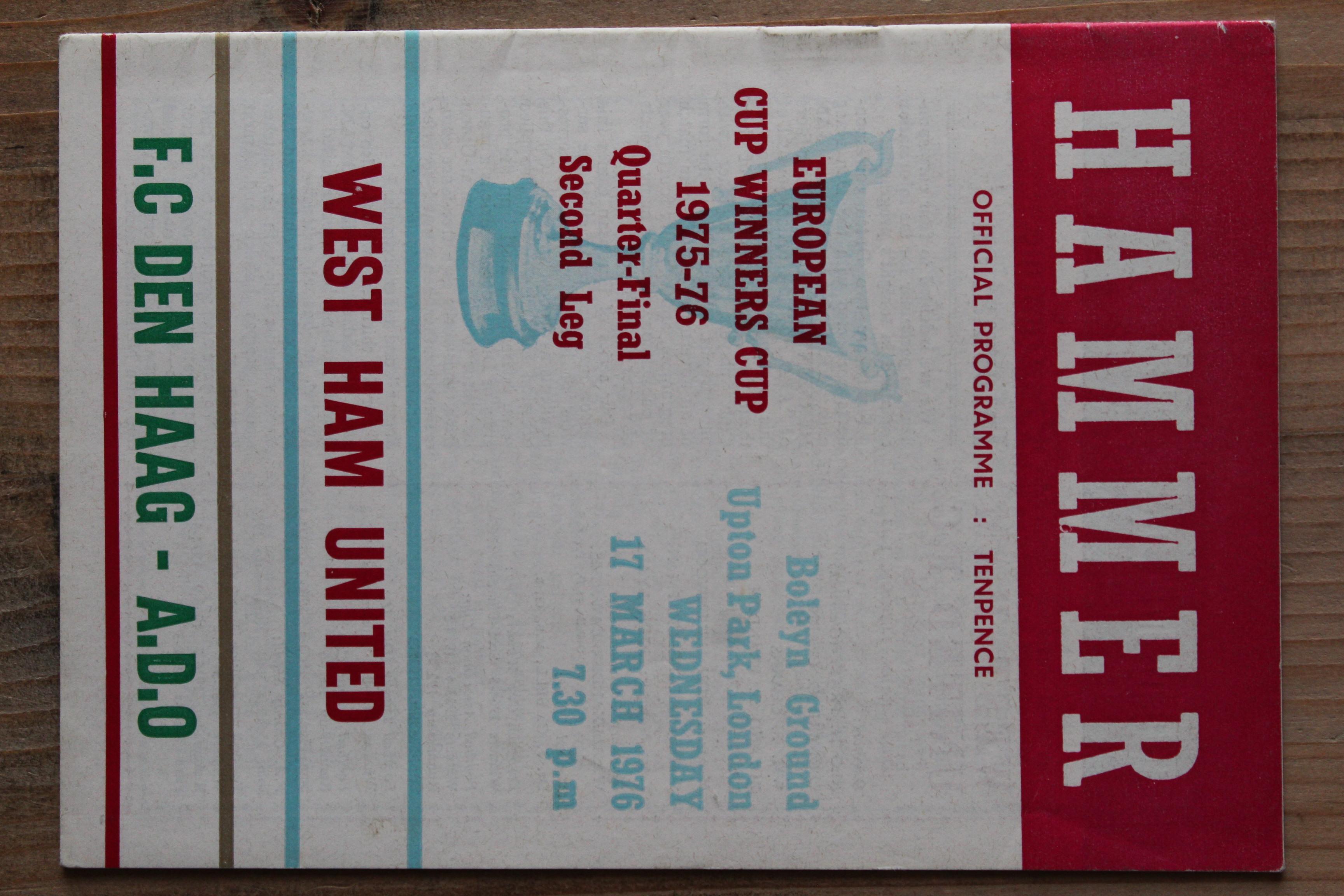 West Ham United FC v ADO Den Haag